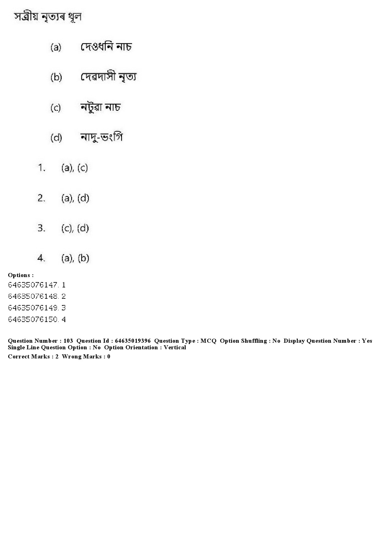 UGC NET Assamese Question Paper June 2019 95