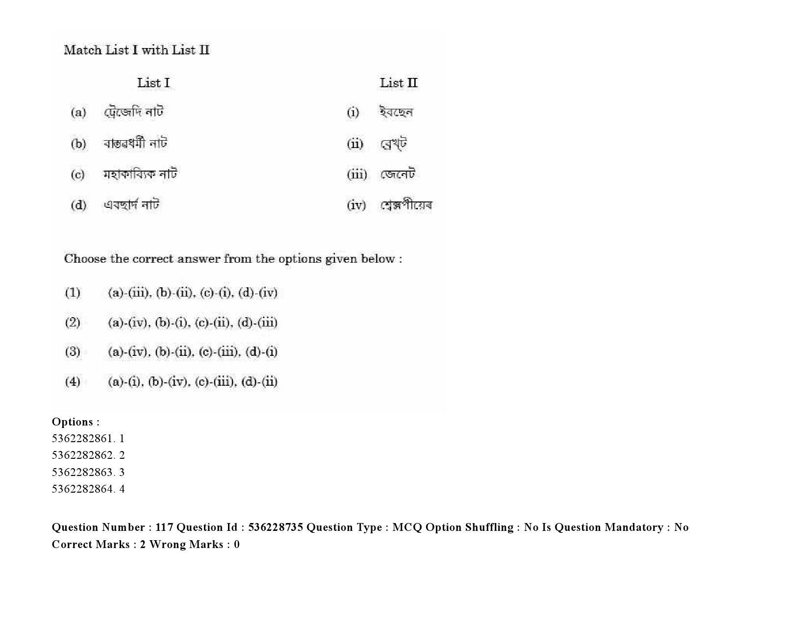 UGC NET Assamese Question Paper September 2020 160