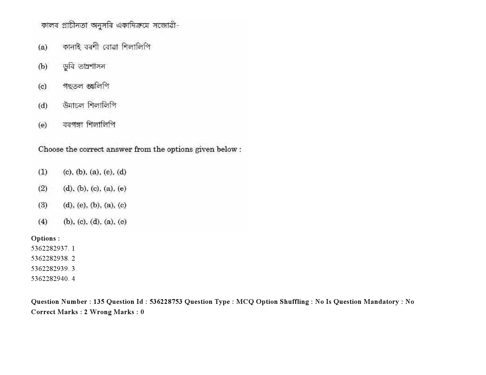 UGC NET Assamese Question Paper September 2020 197