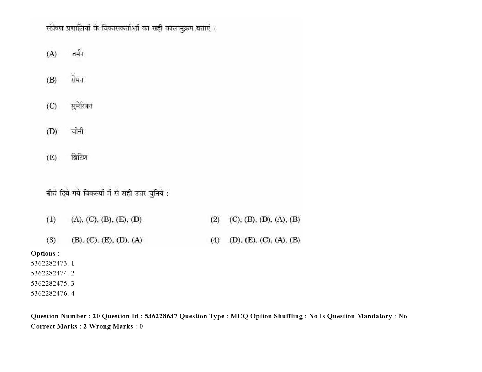 UGC NET Assamese Question Paper September 2020 29