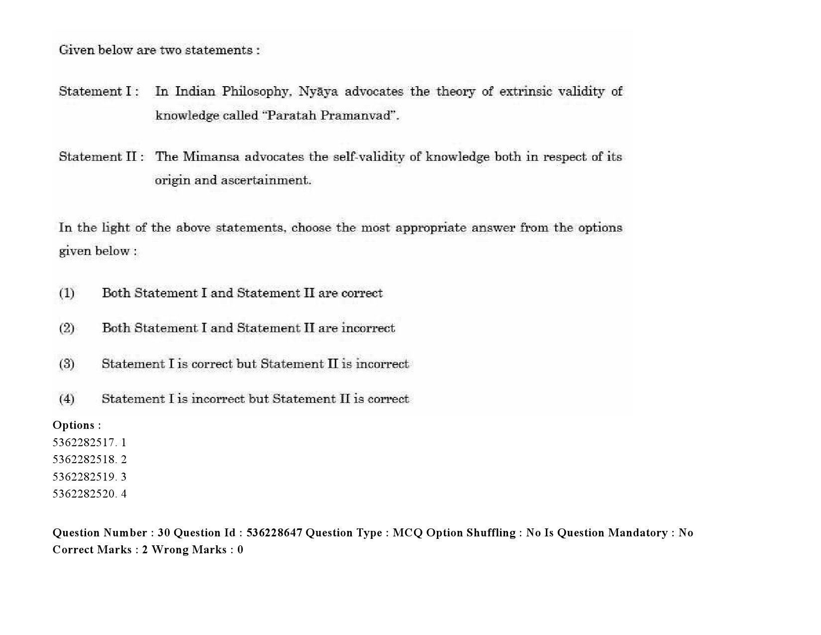 UGC NET Assamese Question Paper September 2020 43