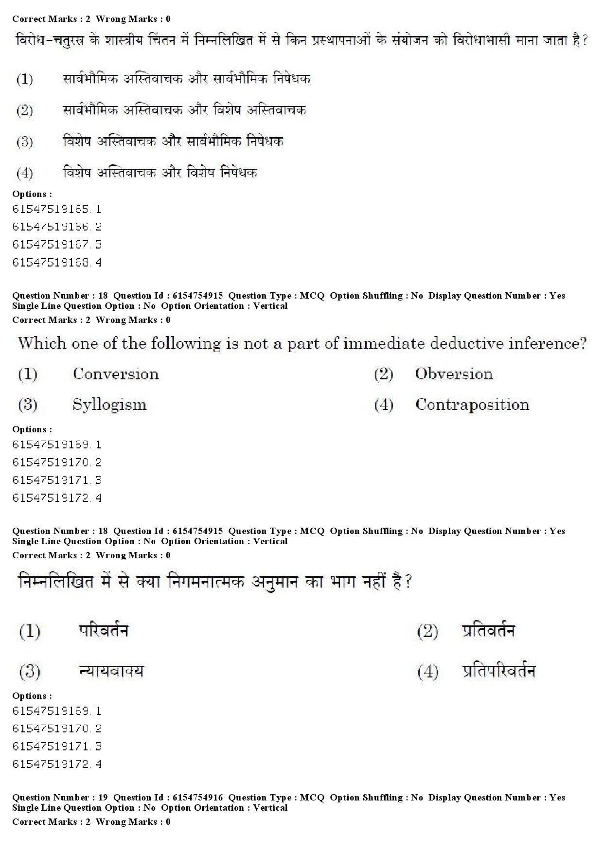 UGC NET Bengali Question Paper December 2019 14