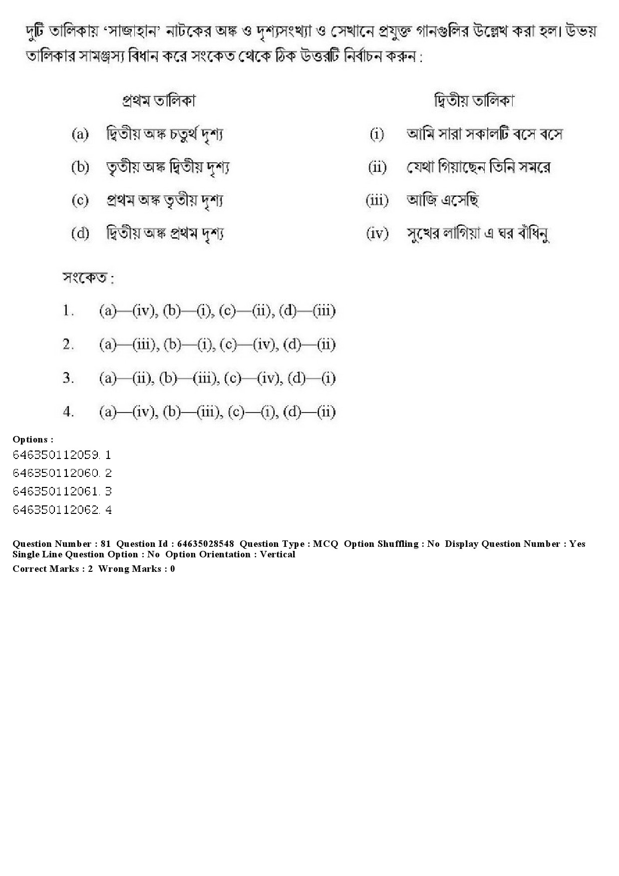 UGC NET Bengali Question Paper June 2019 89