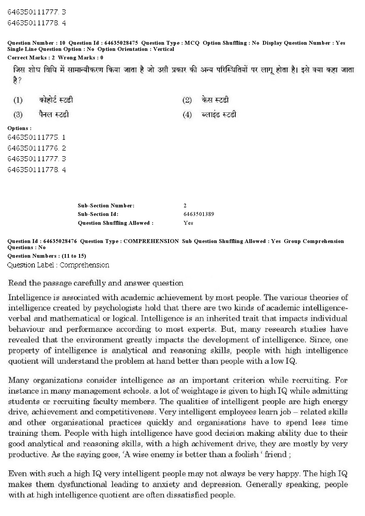 UGC NET Bengali Question Paper June 2019 9