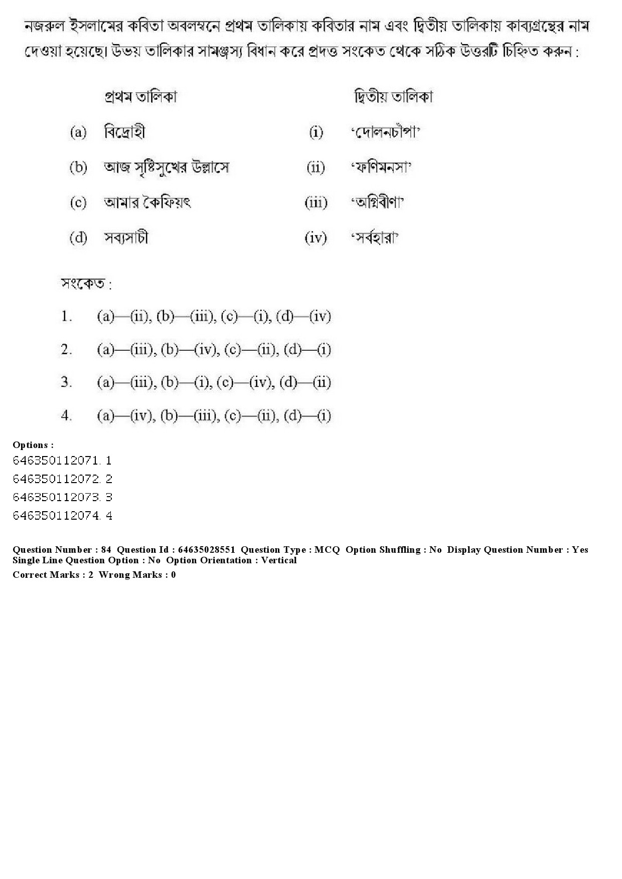 UGC NET Bengali Question Paper June 2019 95