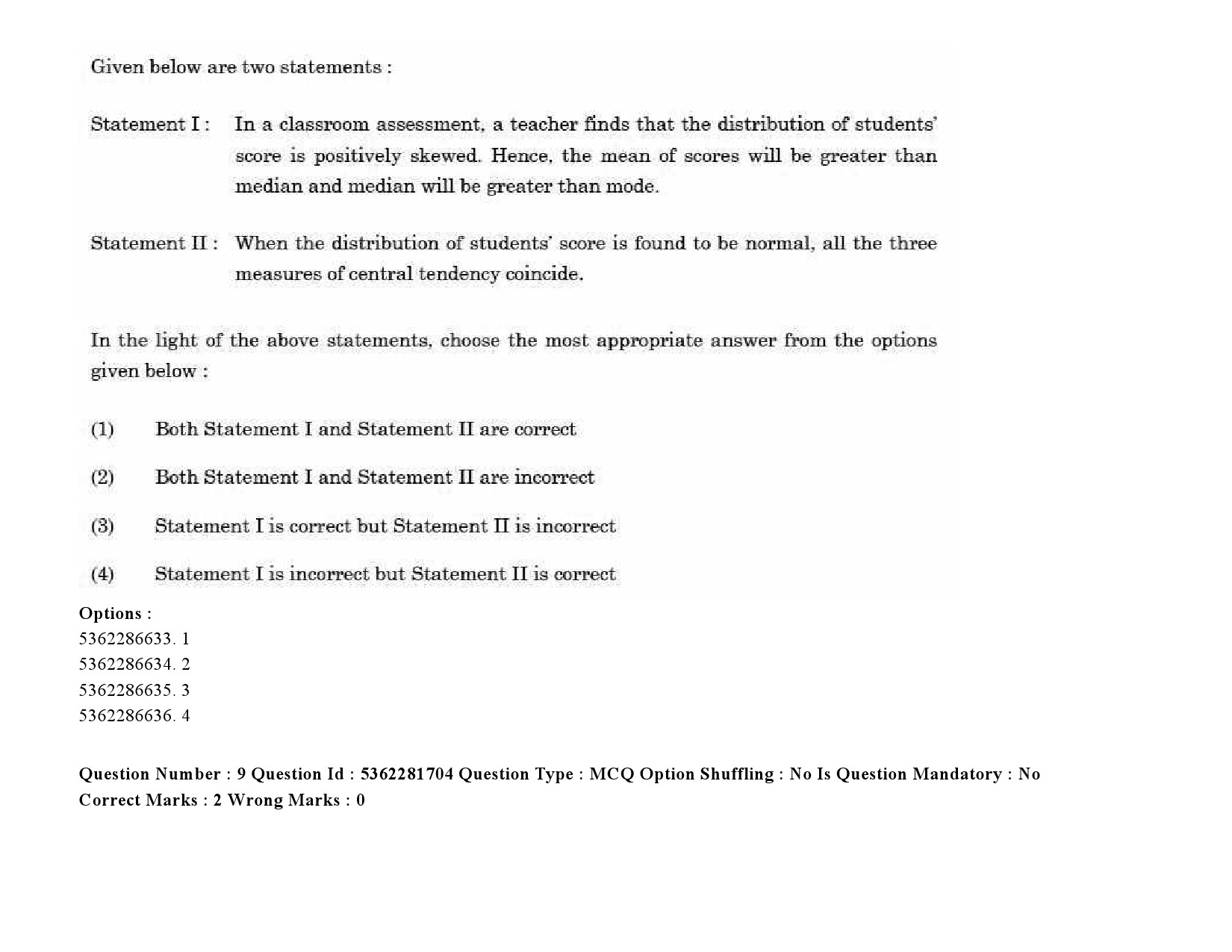 UGC NET Bengali Question Paper September 2020 11