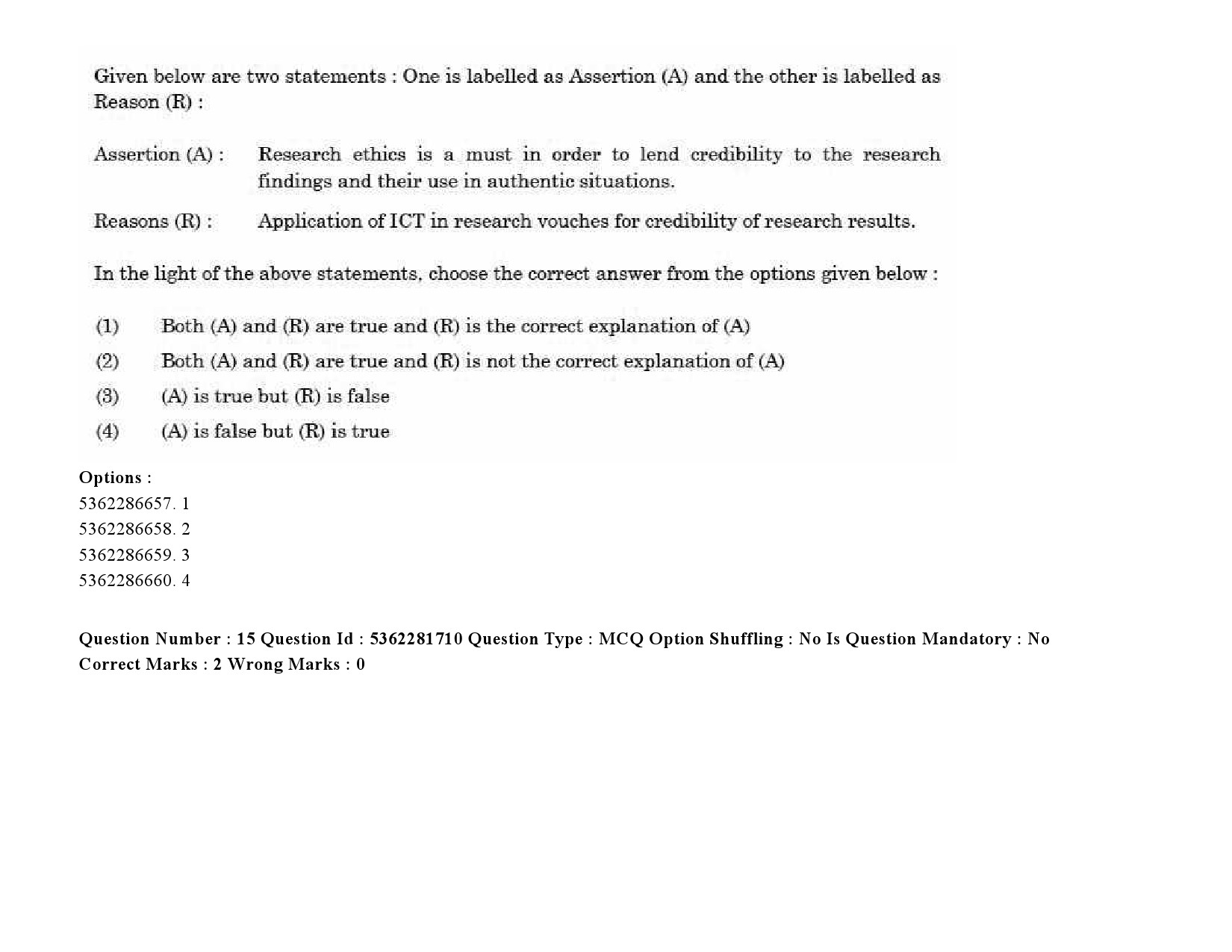 UGC NET Bengali Question Paper September 2020 20