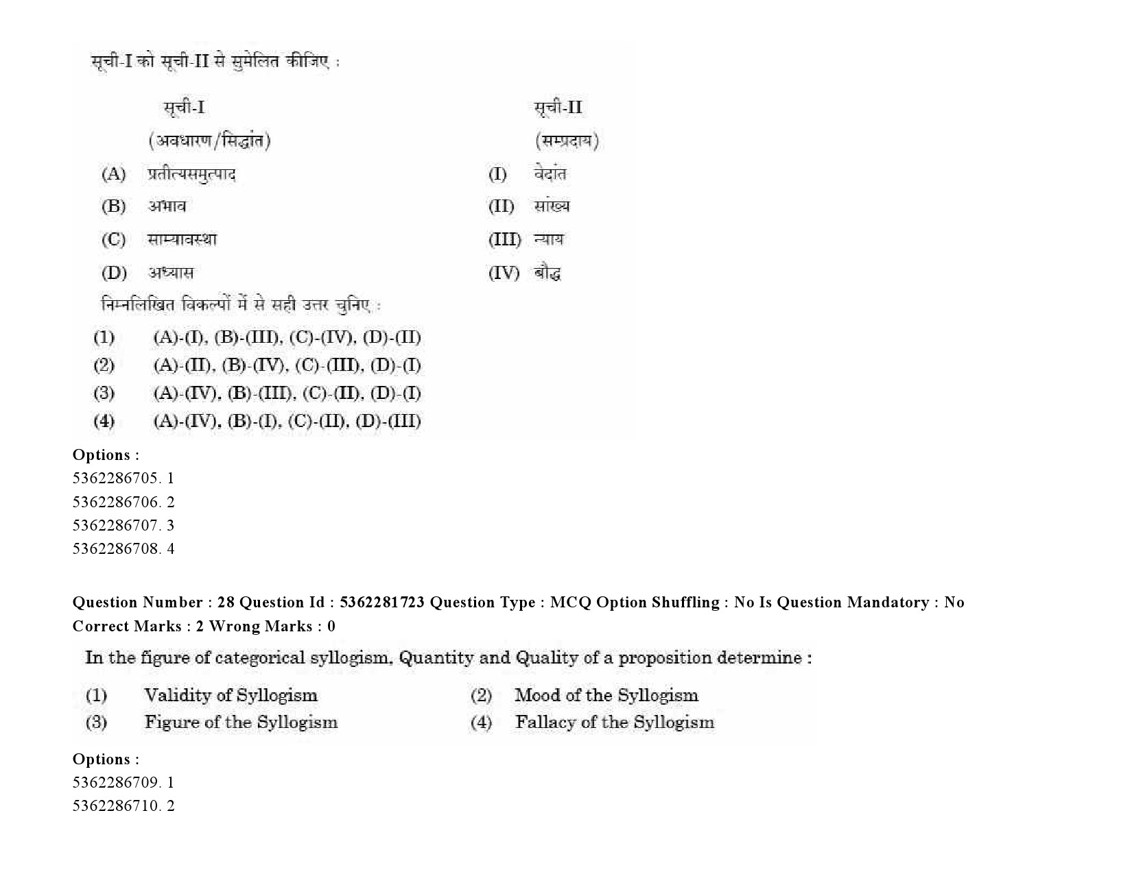 UGC NET Bengali Question Paper September 2020 38