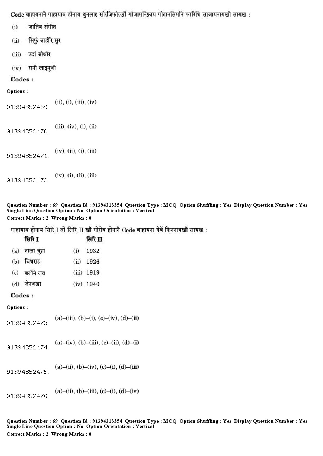 UGC NET Bodo Question Paper December 2018 63