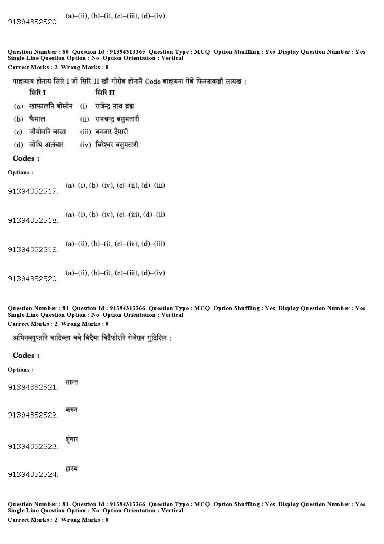 UGC NET Bodo Question Paper December 2018 74