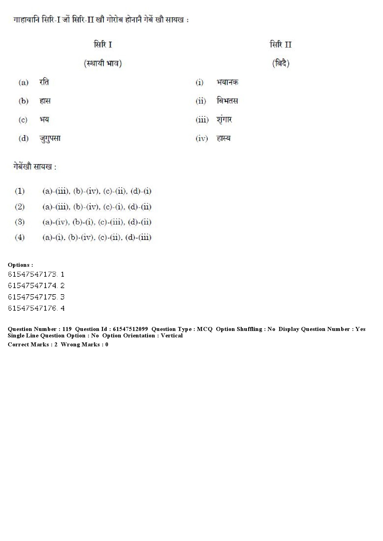 UGC NET Bodo Question Paper December 2019 111