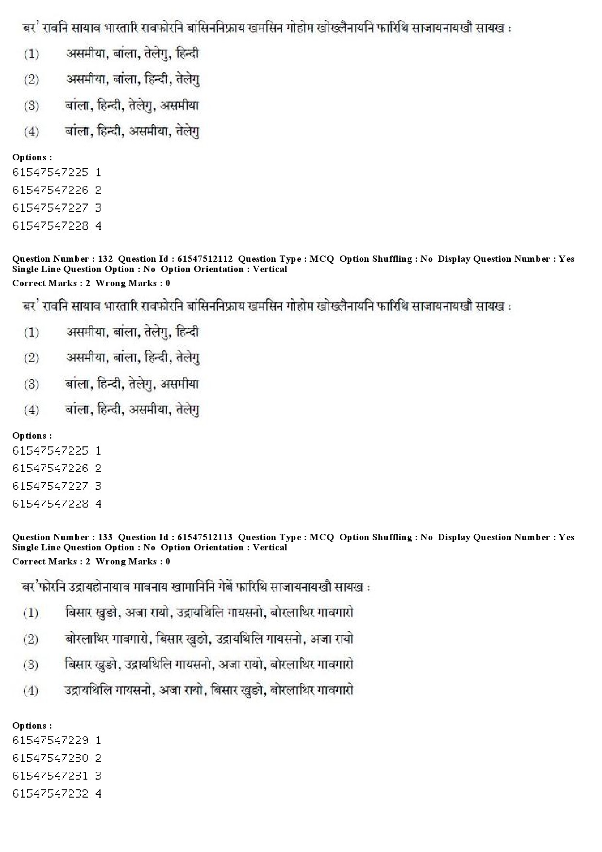 UGC NET Bodo Question Paper December 2019 129