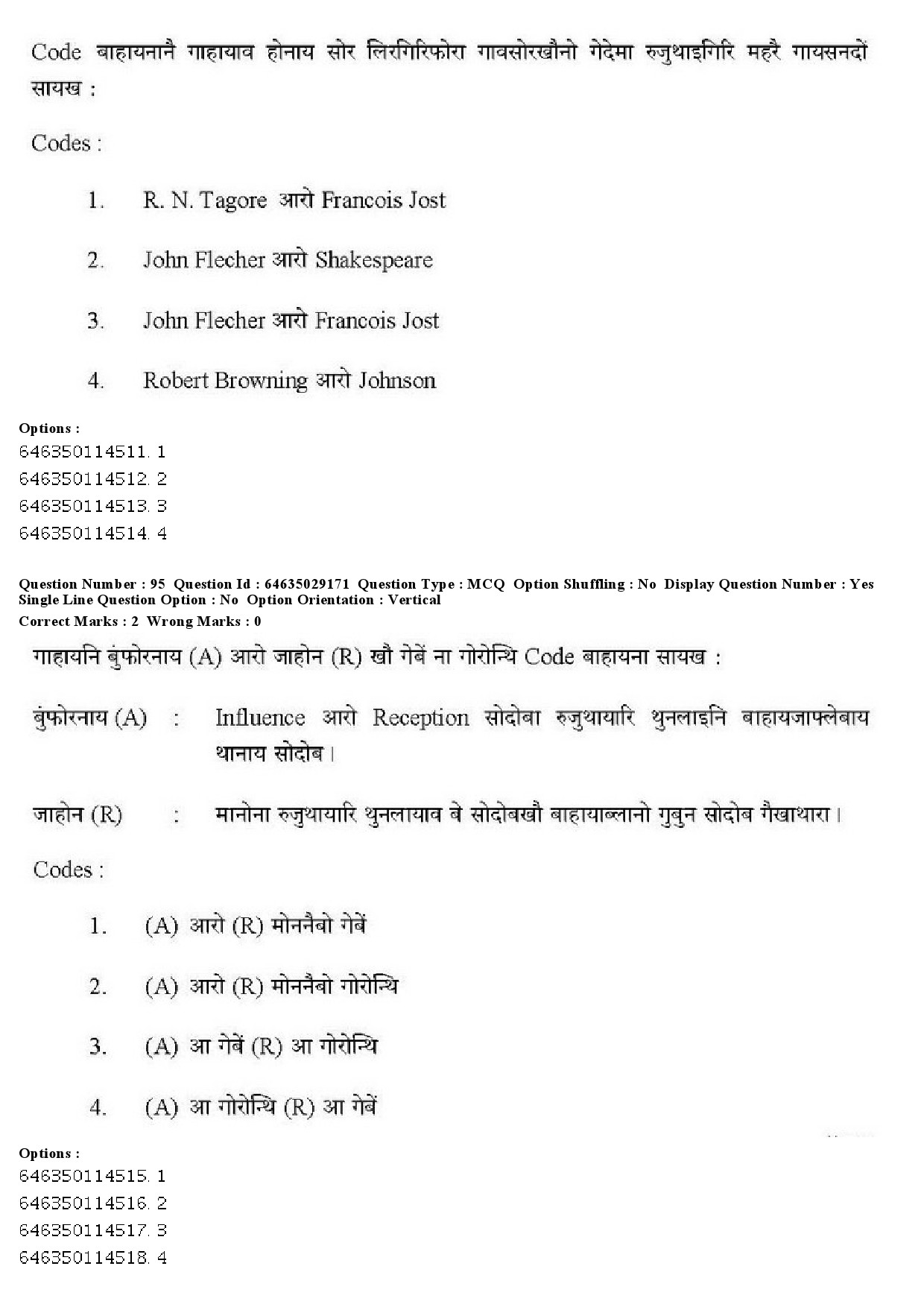 UGC NET Bodo Question Paper June 2019 103