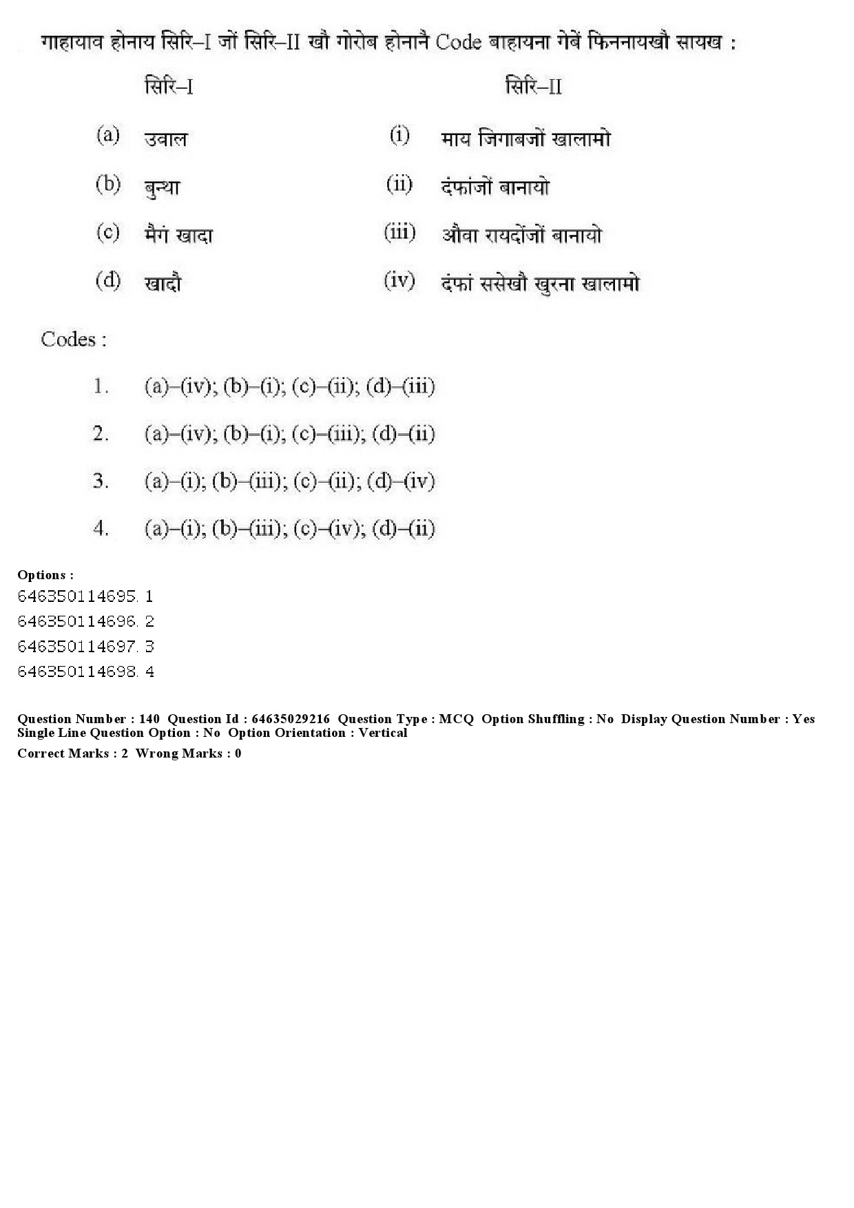 UGC NET Bodo Question Paper June 2019 173