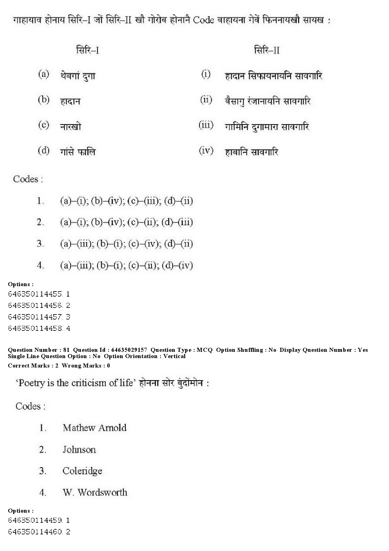 UGC NET Bodo Question Paper June 2019 84