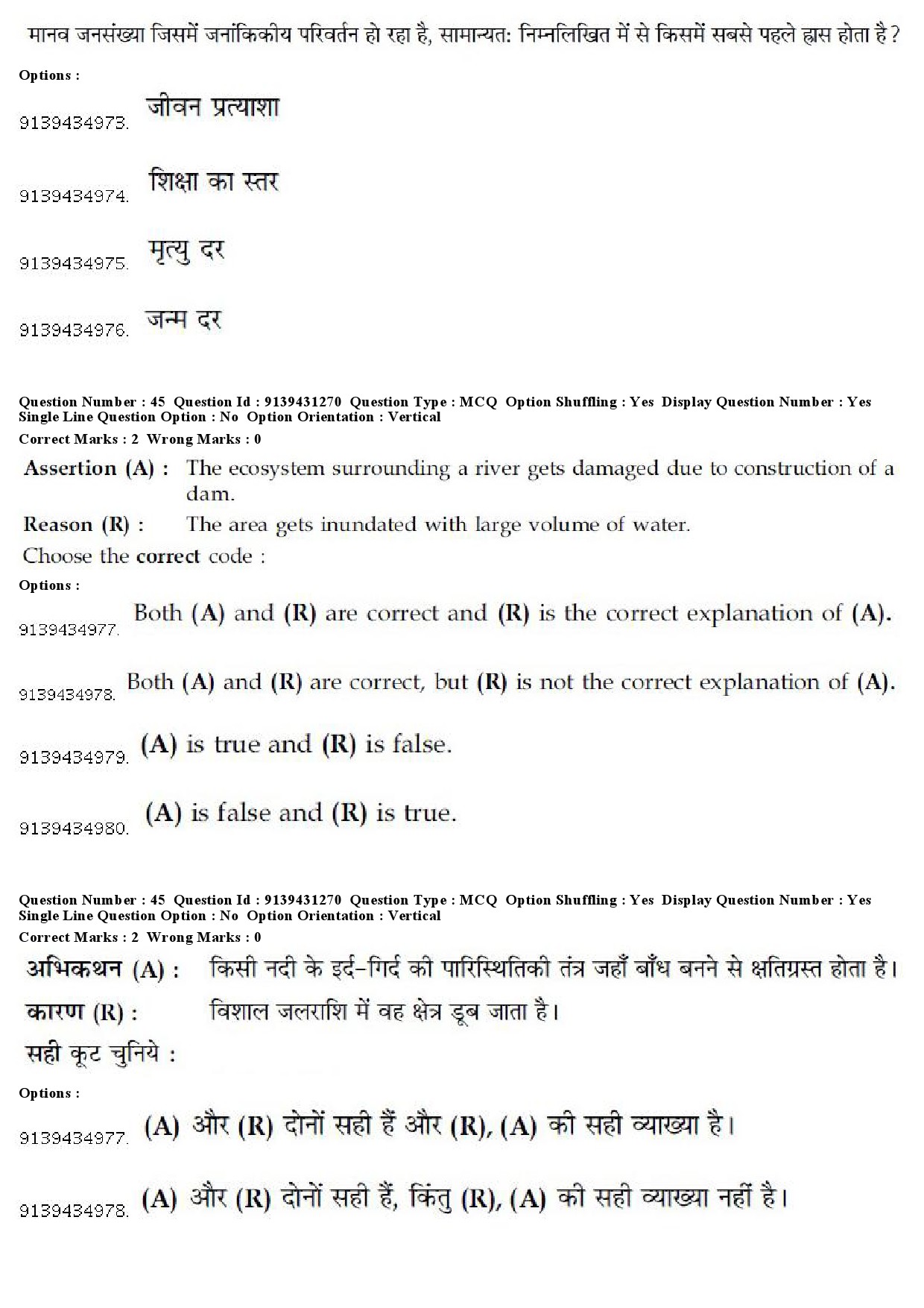 UGC NET Buddhist Jaina Gandhian and Peace Studies Question Paper December 2018 42