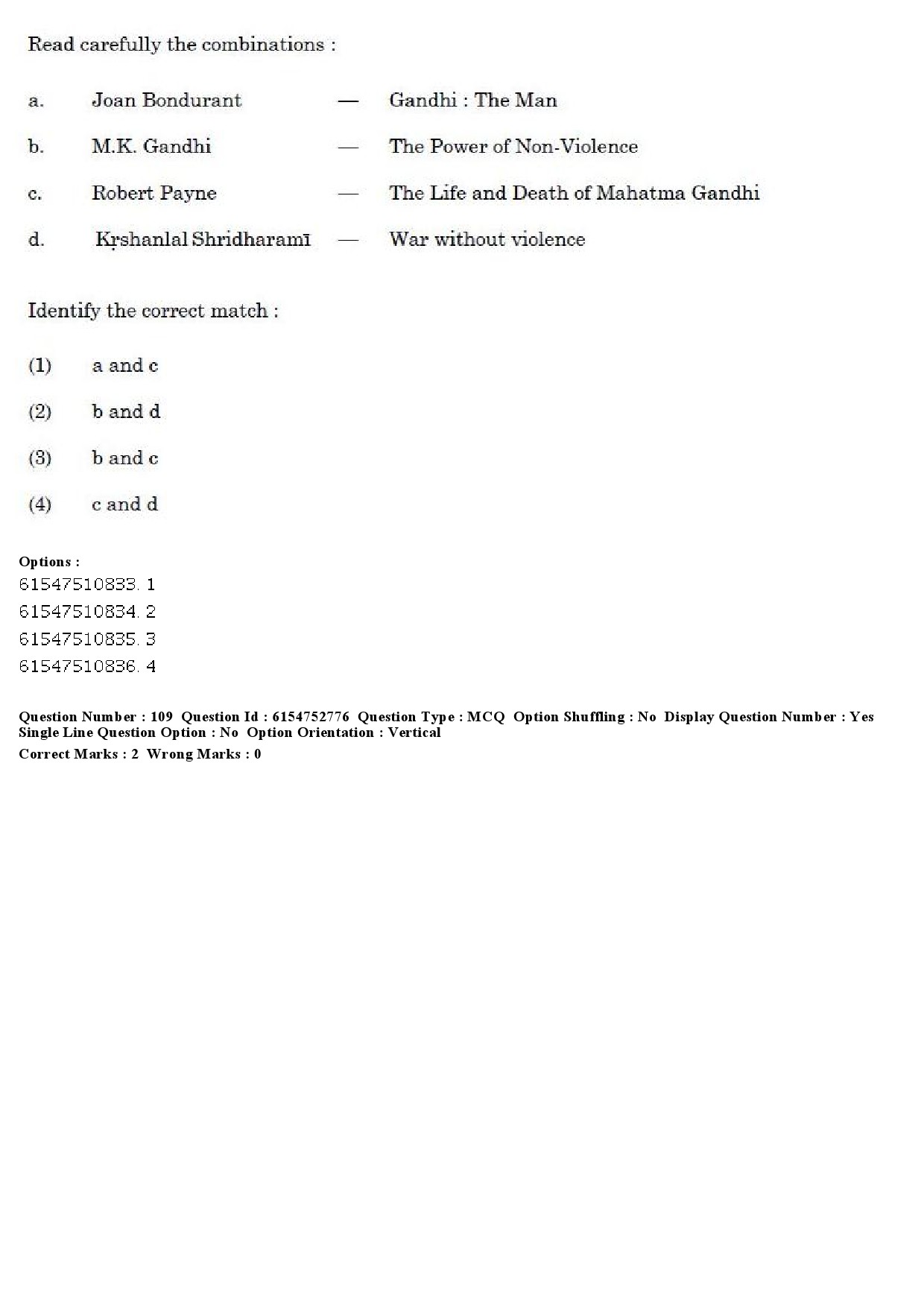 UGC NET Buddhist Jaina Gandhian and Peace Studies Question Paper December 2019 103