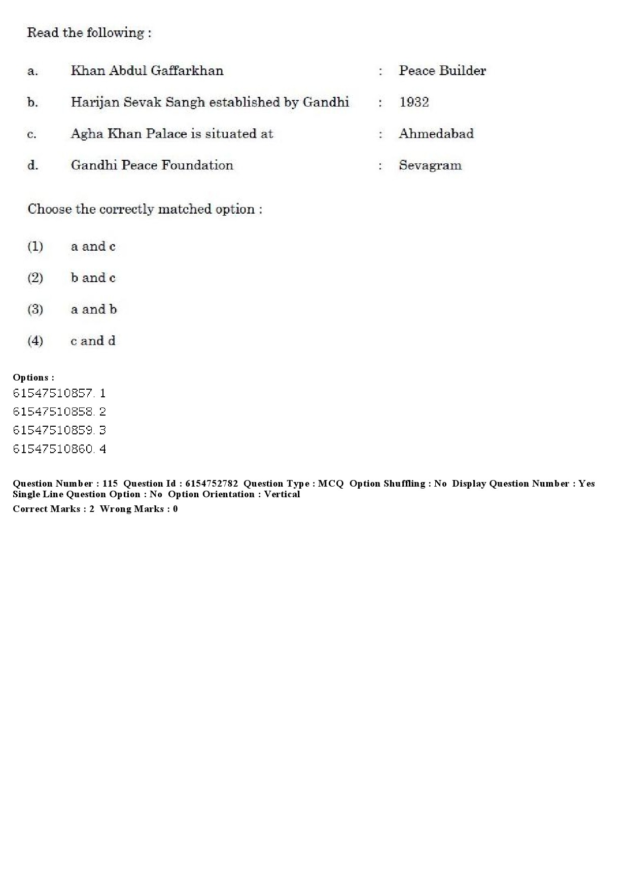 UGC NET Buddhist Jaina Gandhian and Peace Studies Question Paper December 2019 115