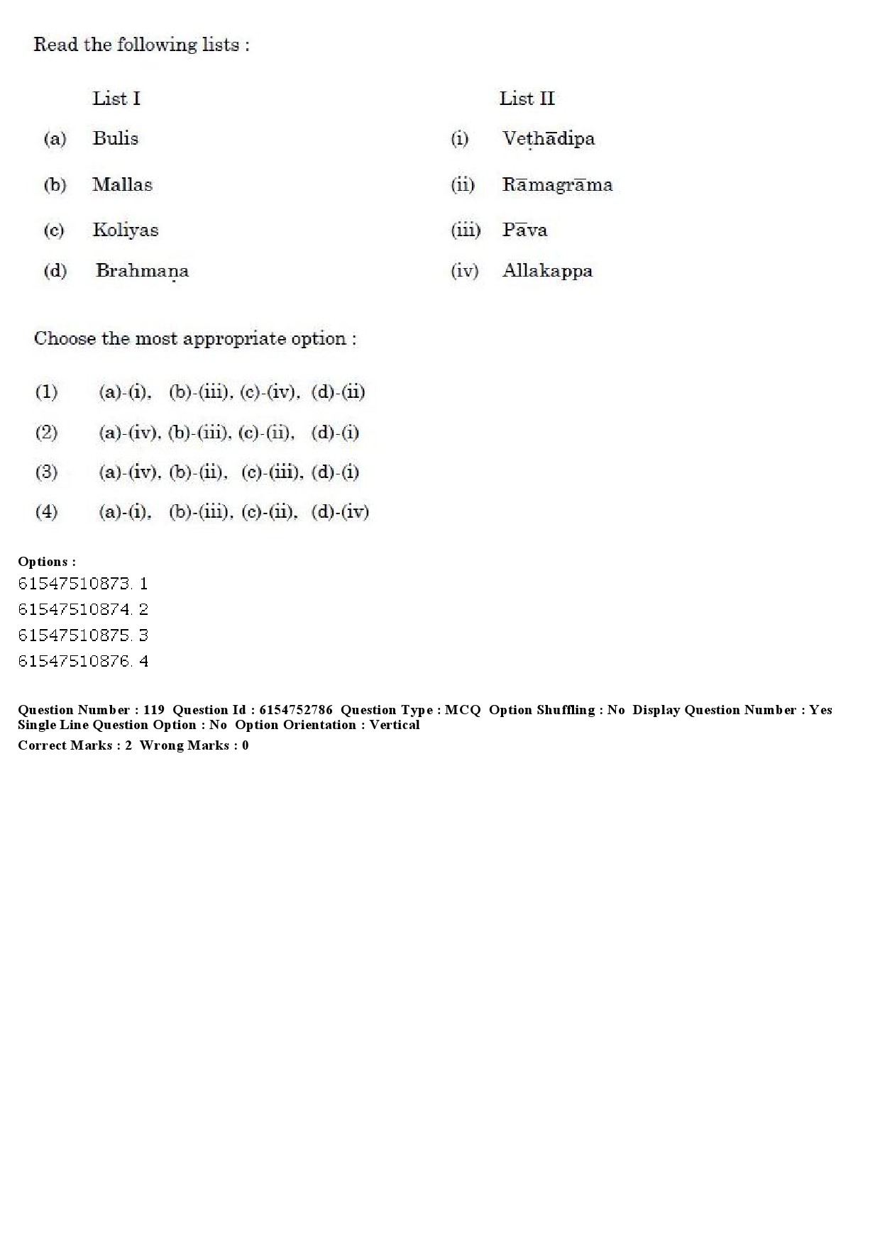 UGC NET Buddhist Jaina Gandhian and Peace Studies Question Paper December 2019 123