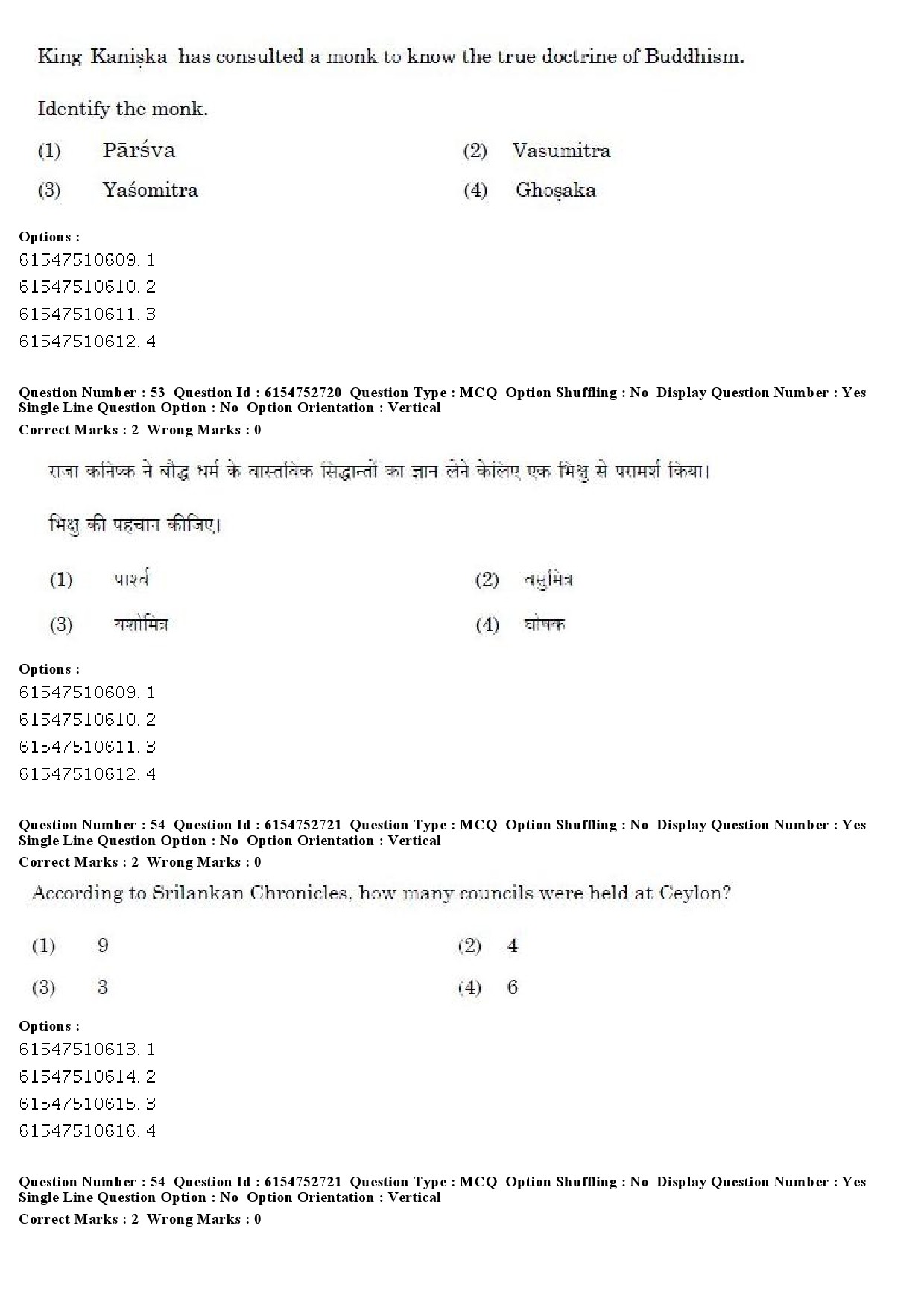 UGC NET Buddhist Jaina Gandhian and Peace Studies Question Paper December 2019 45