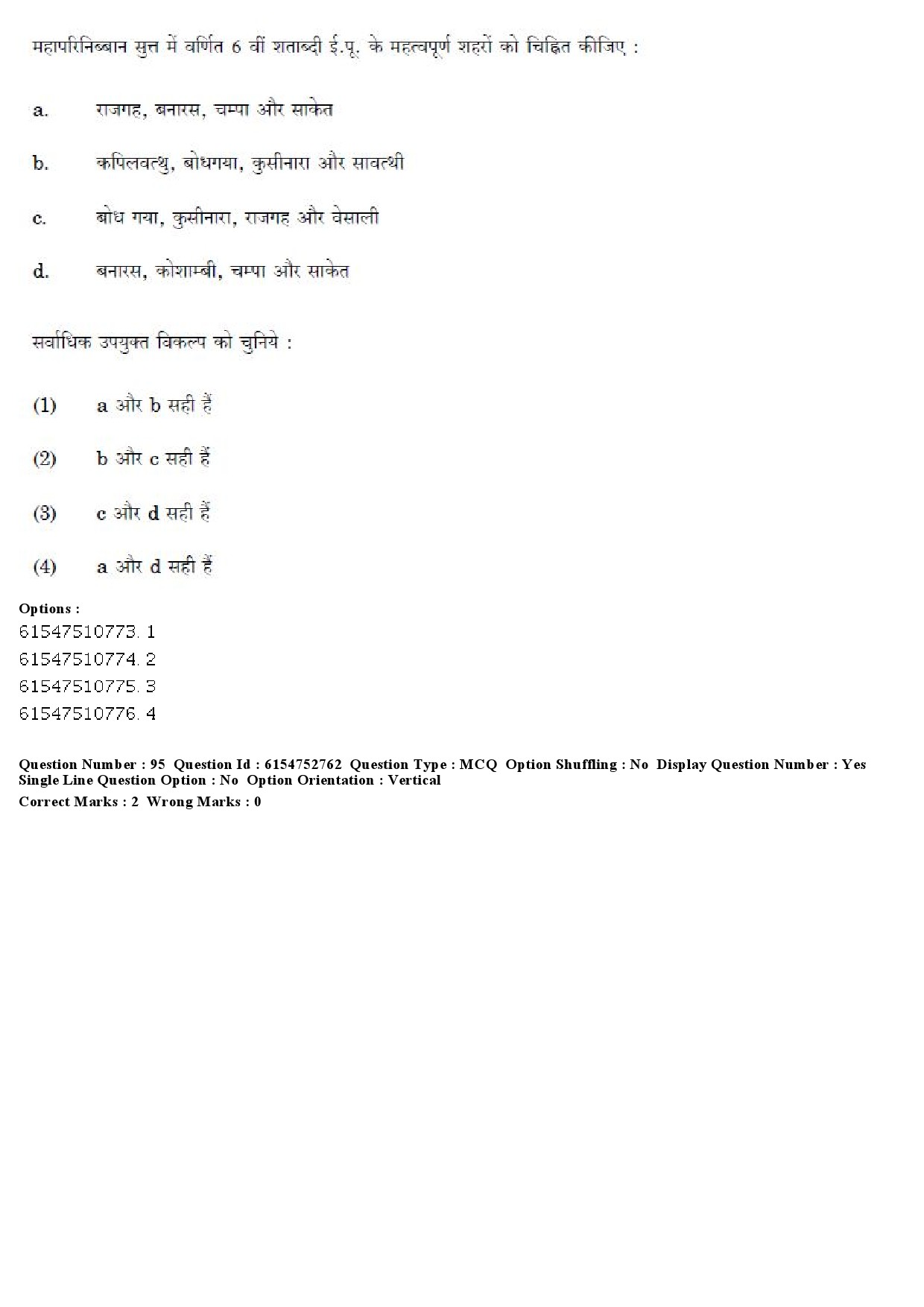 UGC NET Buddhist Jaina Gandhian and Peace Studies Question Paper December 2019 75