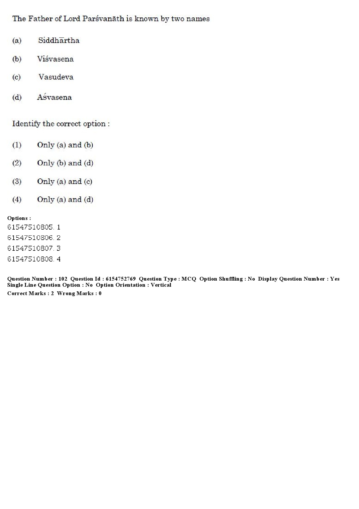 UGC NET Buddhist Jaina Gandhian and Peace Studies Question Paper December 2019 89