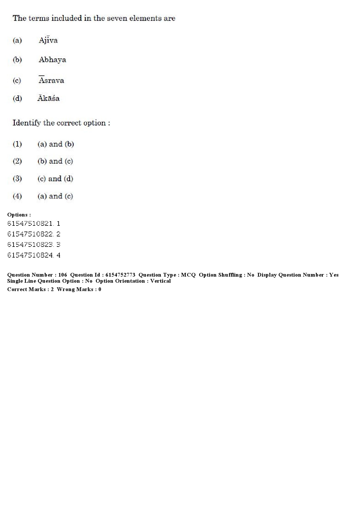 UGC NET Buddhist Jaina Gandhian and Peace Studies Question Paper December 2019 97