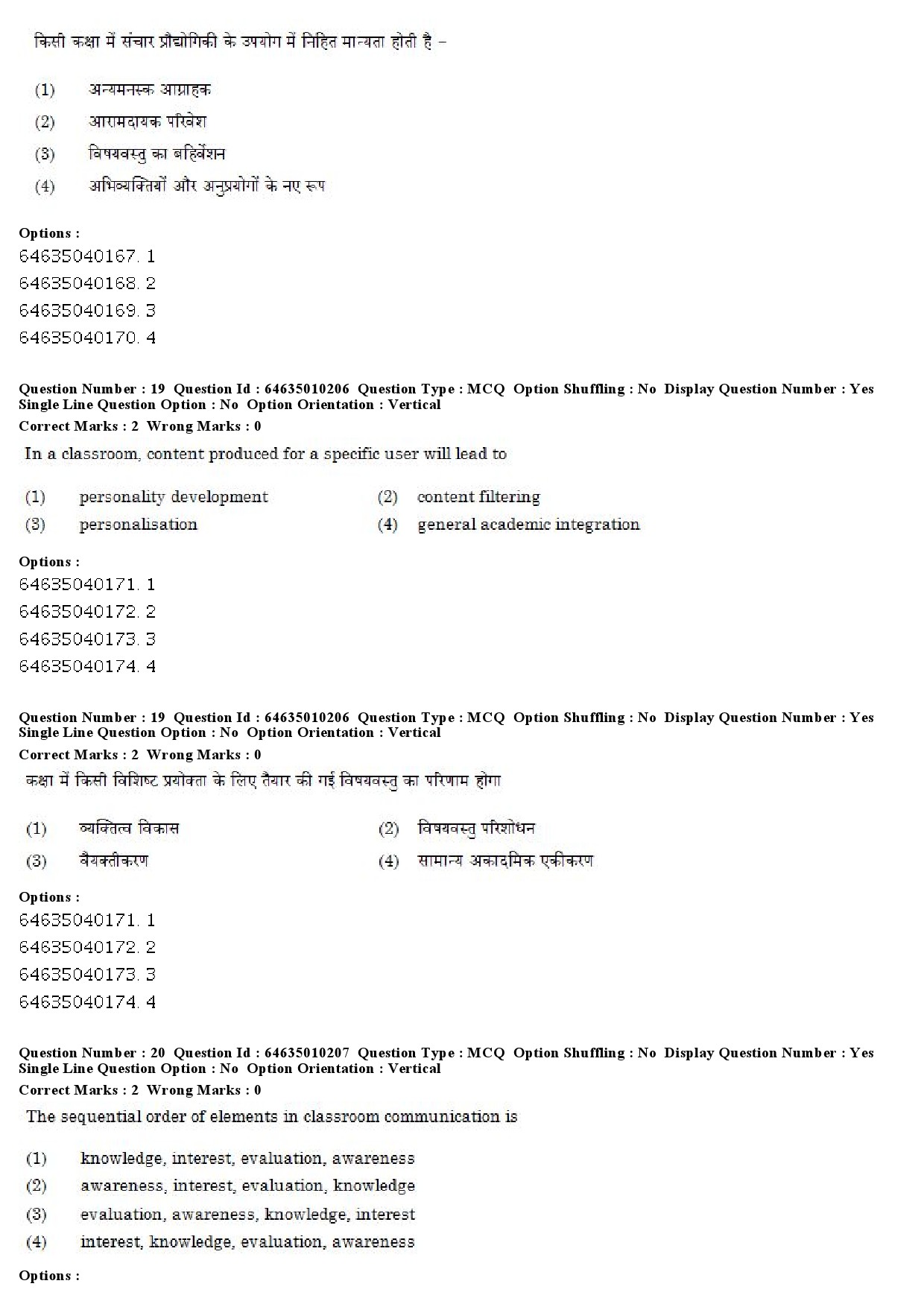 UGC NET Buddhist Jaina Gandhian and Peace Studies Question Paper June 2019 14