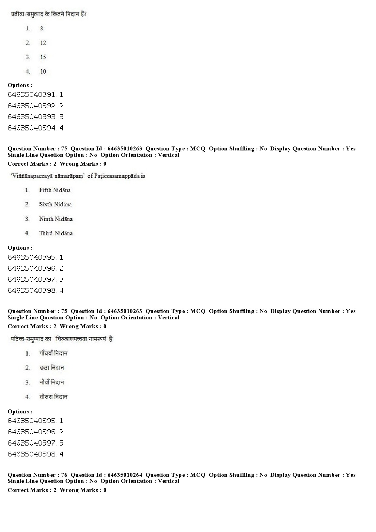 UGC NET Buddhist Jaina Gandhian and Peace Studies Question Paper June 2019 50