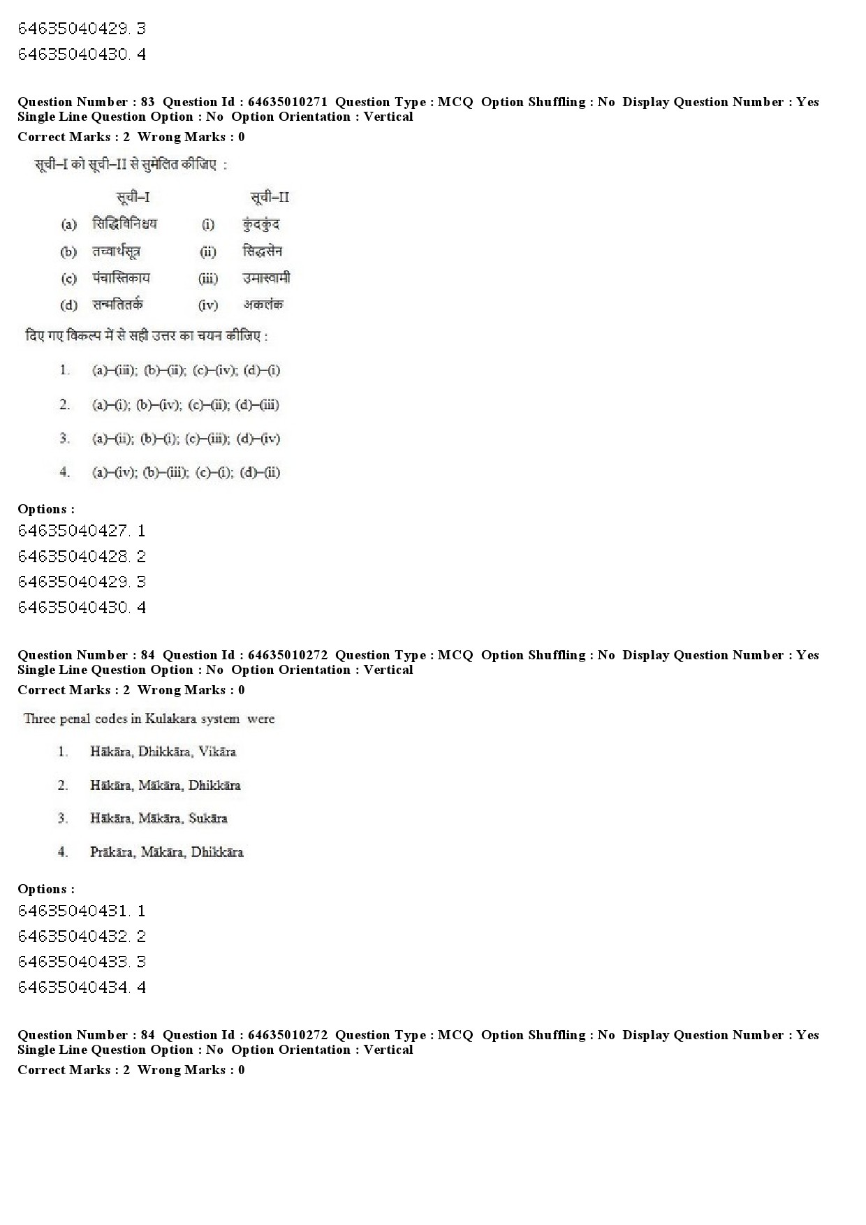 UGC NET Buddhist Jaina Gandhian and Peace Studies Question Paper June 2019 56