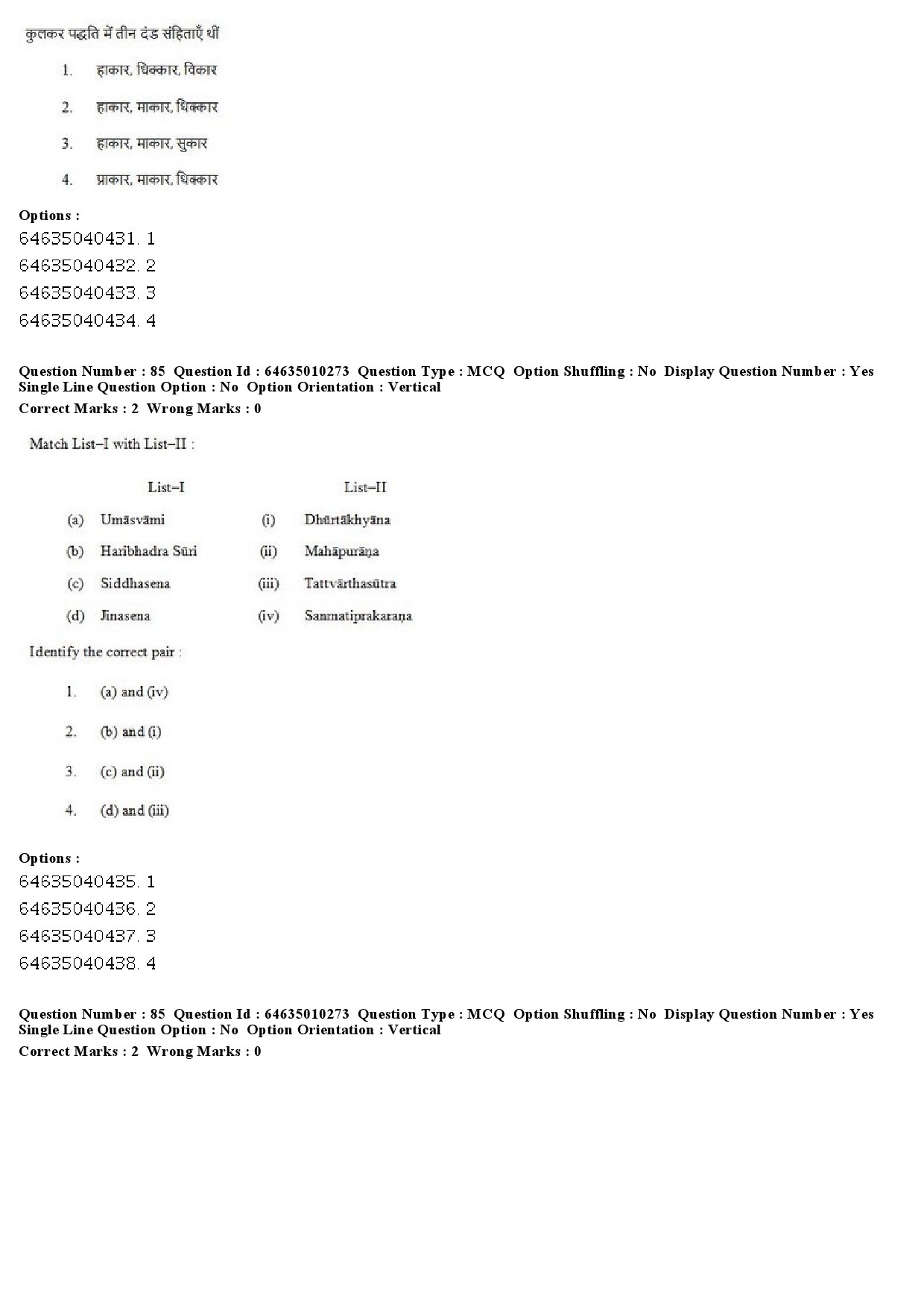 UGC NET Buddhist Jaina Gandhian and Peace Studies Question Paper June 2019 57