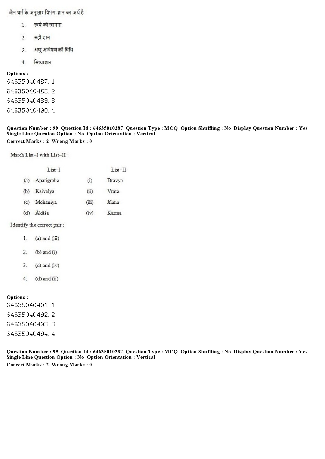 UGC NET Buddhist Jaina Gandhian and Peace Studies Question Paper June 2019 67