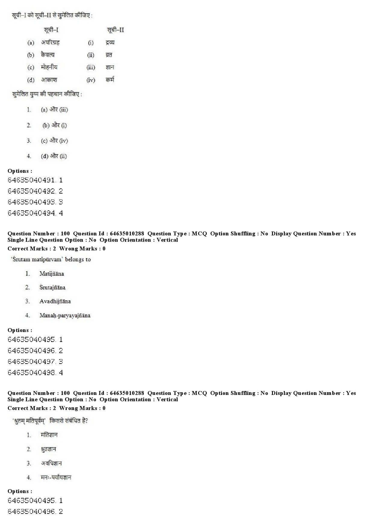 UGC NET Buddhist Jaina Gandhian and Peace Studies Question Paper June 2019 68