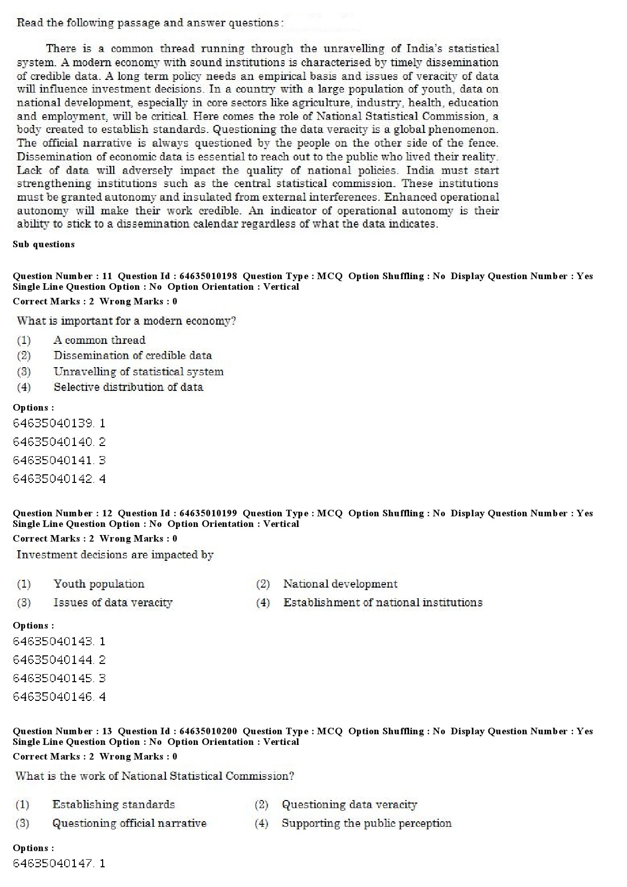 UGC NET Buddhist Jaina Gandhian and Peace Studies Question Paper June 2019 8