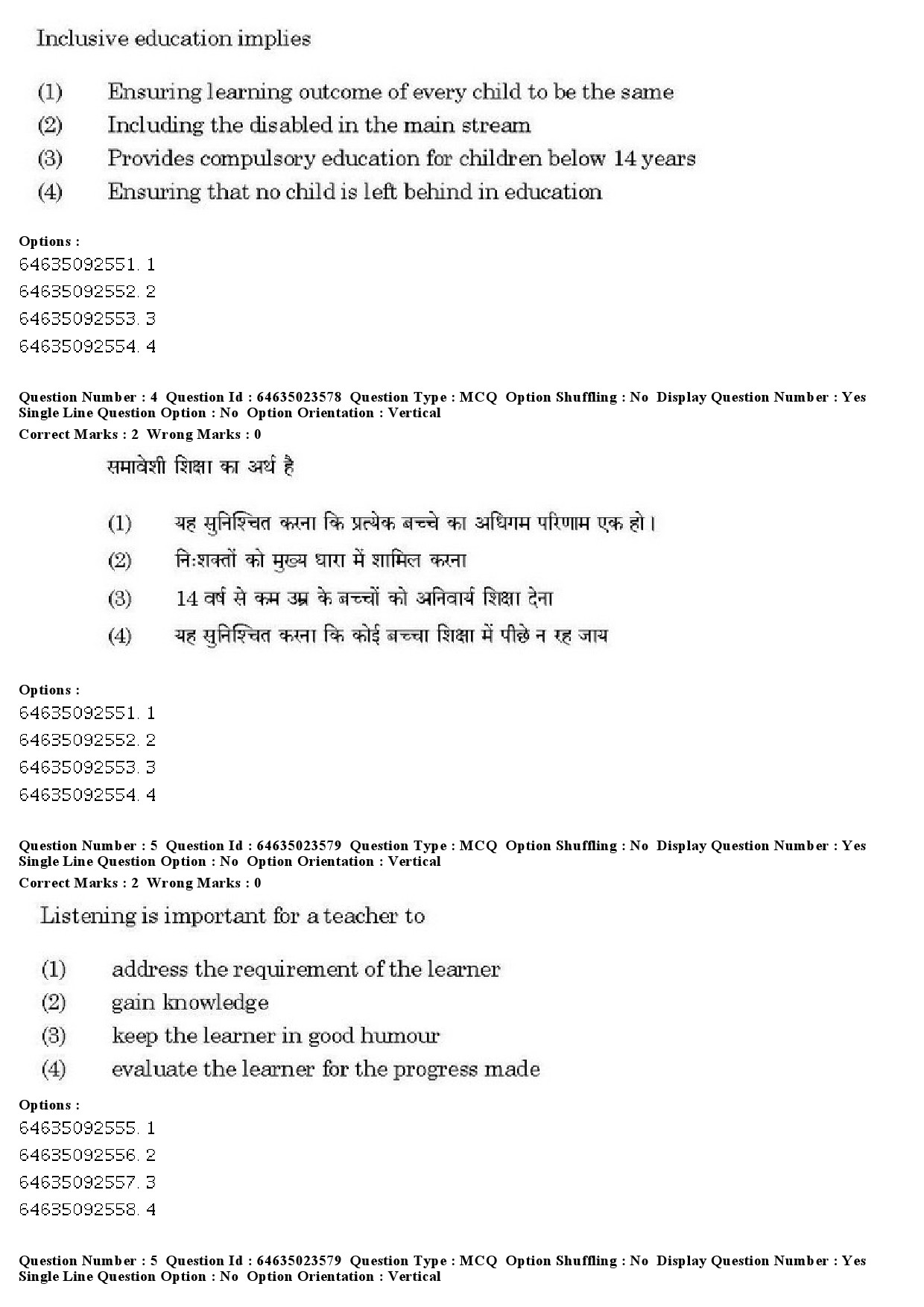 UGC NET Chinese Question Paper June 2019 4