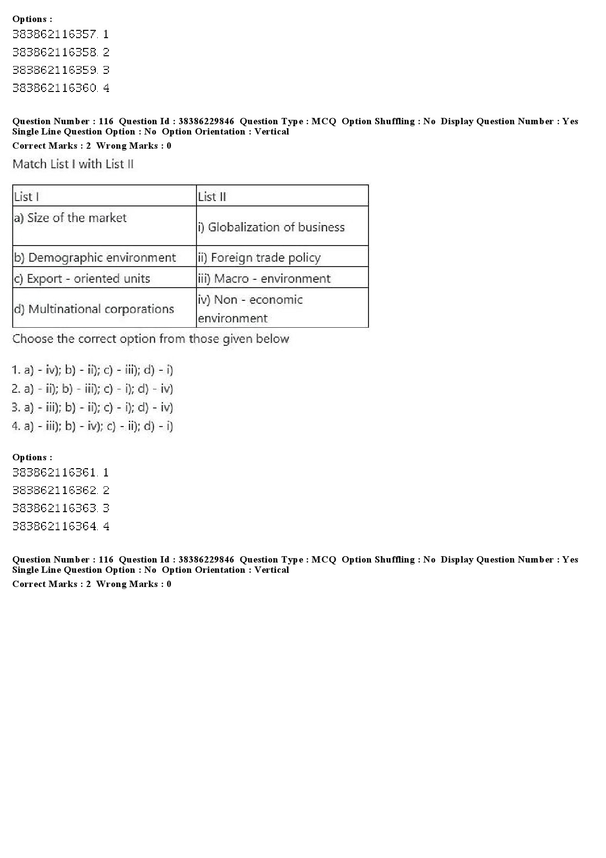 UGC NET Commerce Question Paper December 2019 110