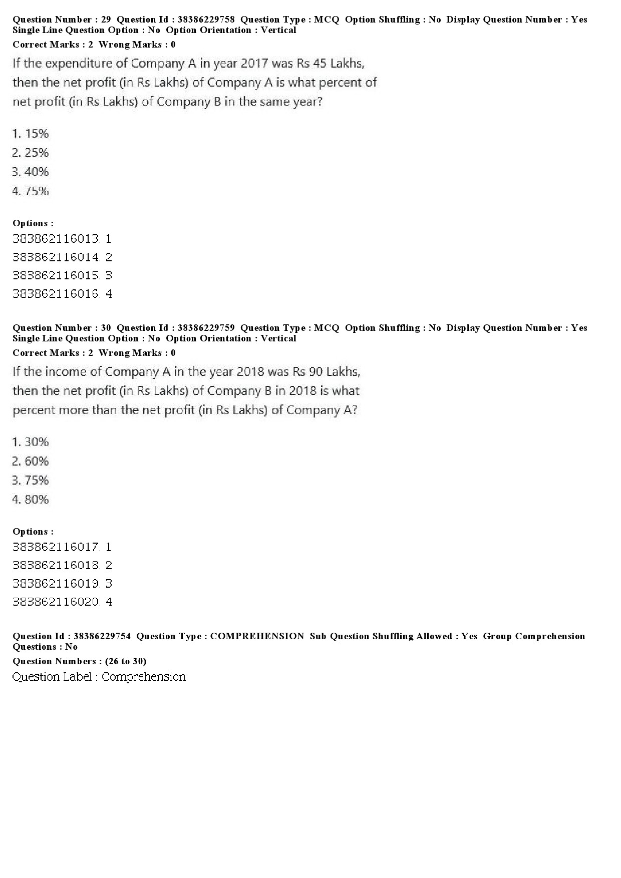 UGC NET Commerce Question Paper December 2019 26