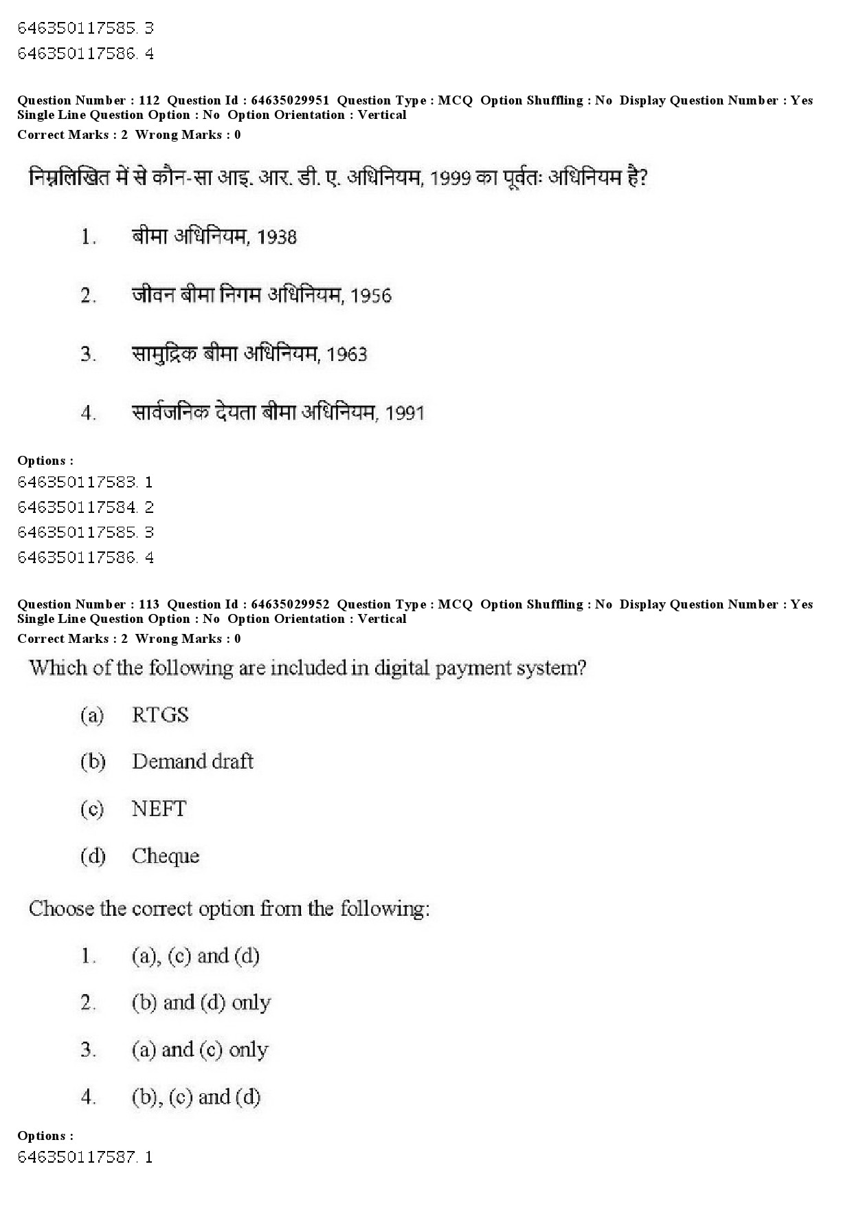 UGC NET Commerce Question Paper June 2019 120