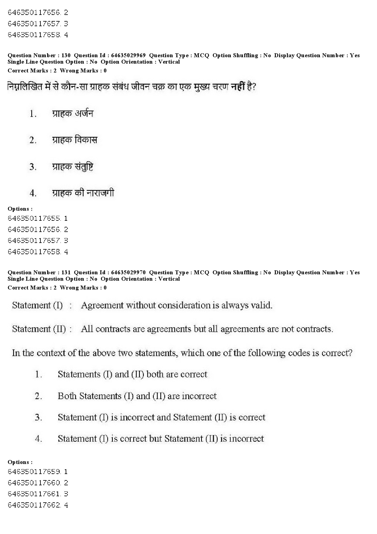 UGC NET Commerce Question Paper June 2019 141