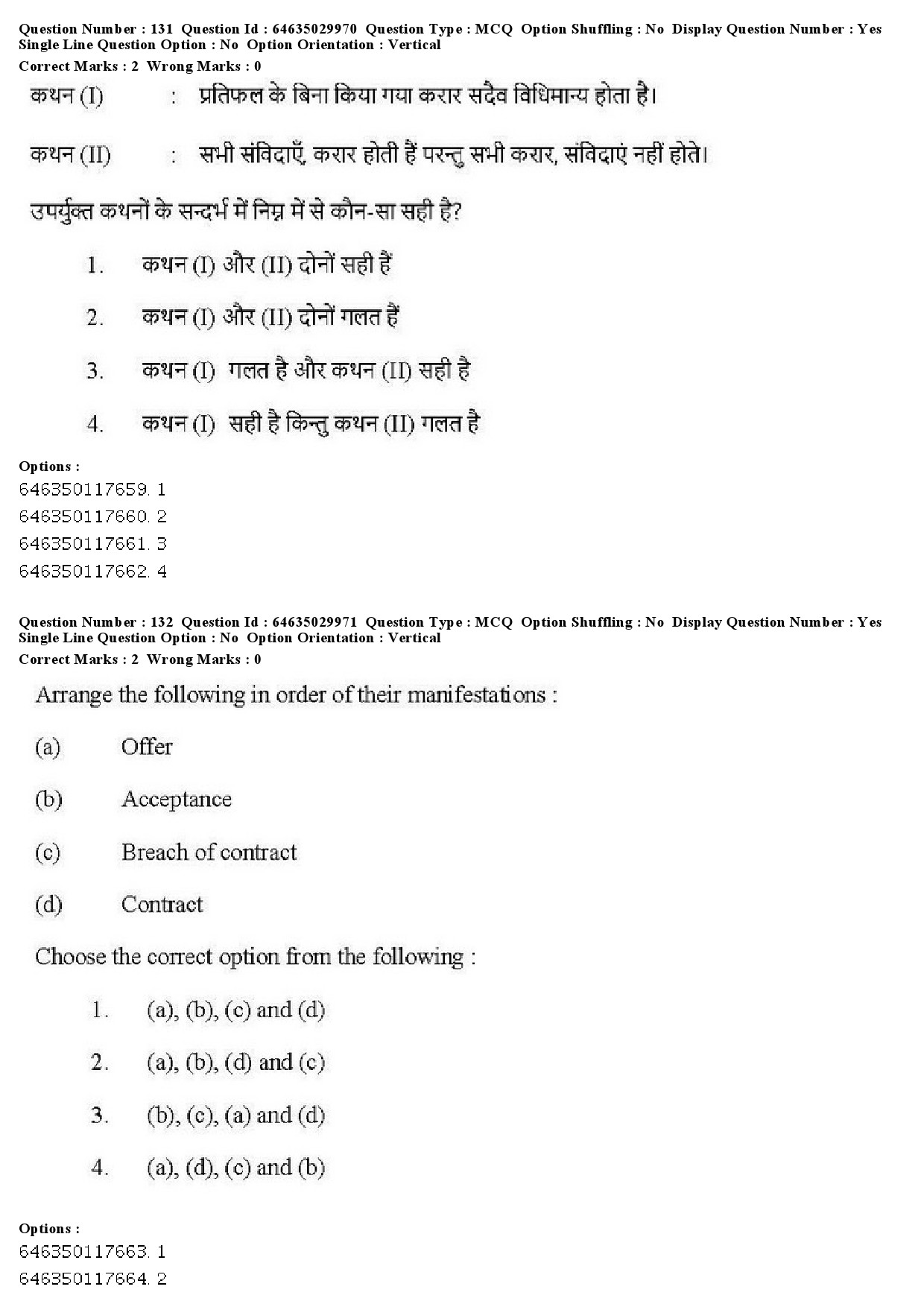 UGC NET Commerce Question Paper June 2019 142