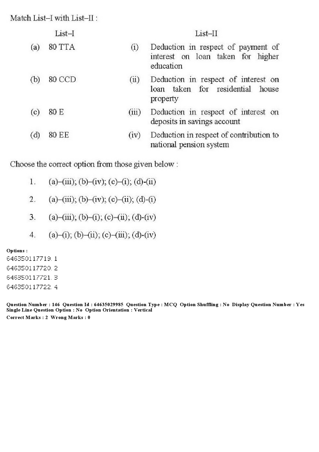 UGC NET Commerce Question Paper June 2019 159