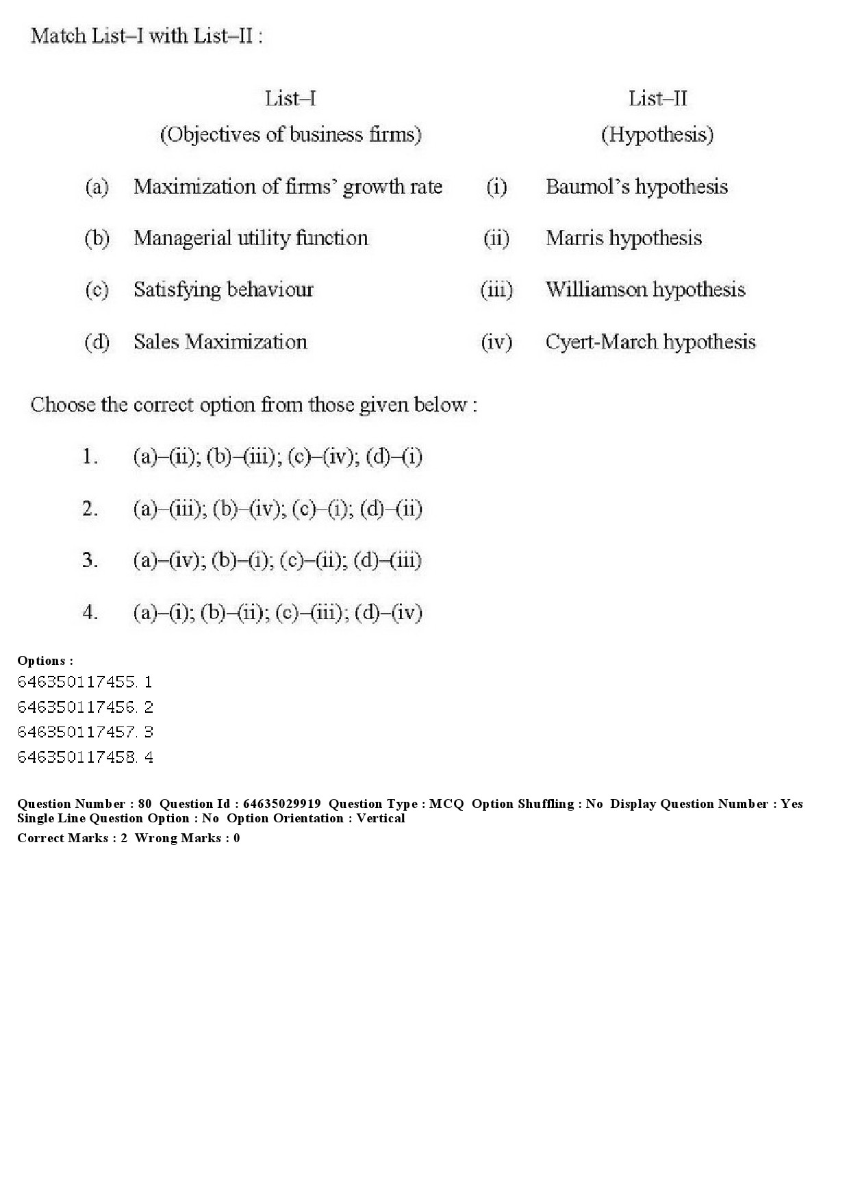 UGC NET Commerce Question Paper June 2019 75