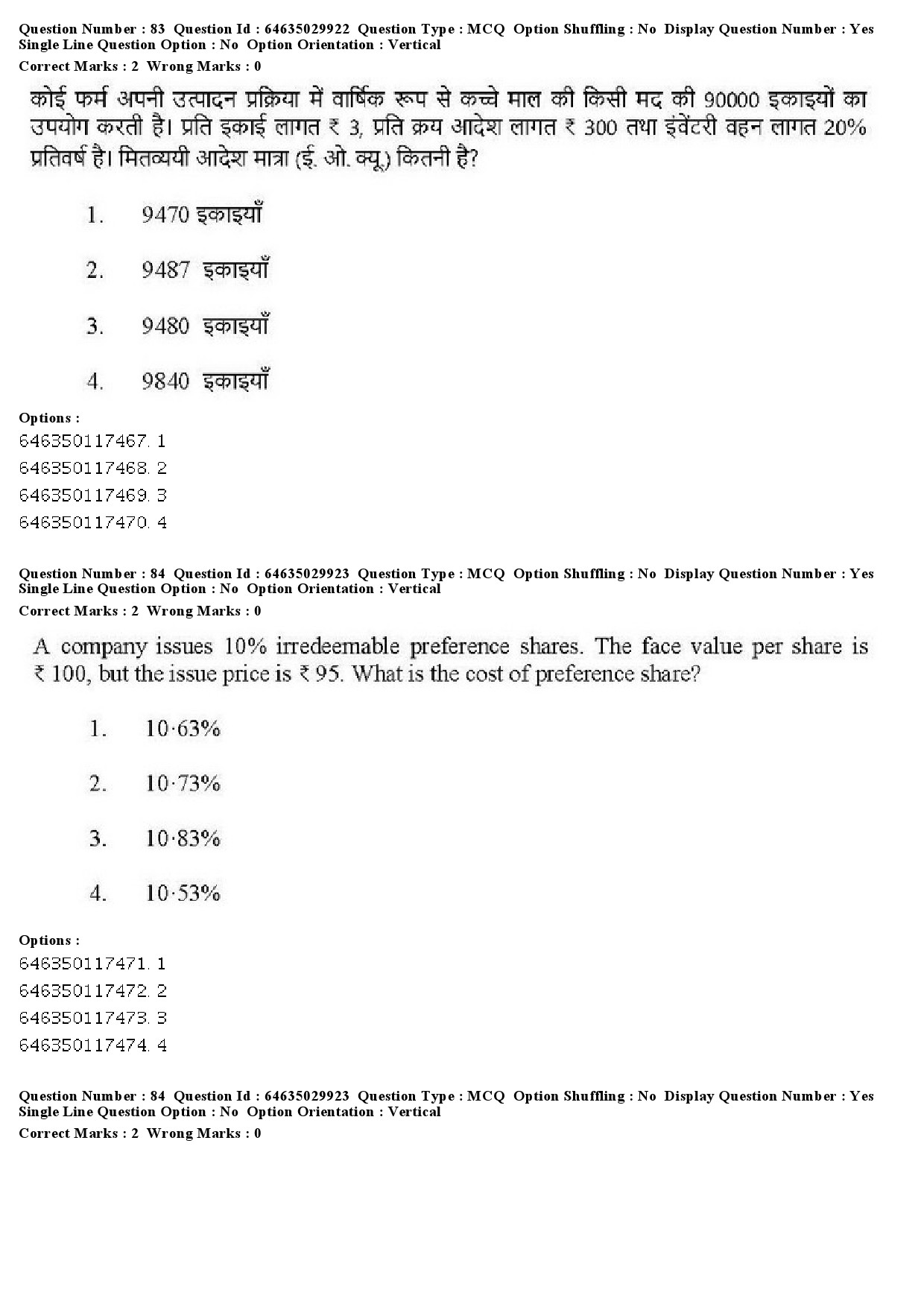 UGC NET Commerce Question Paper June 2019 81