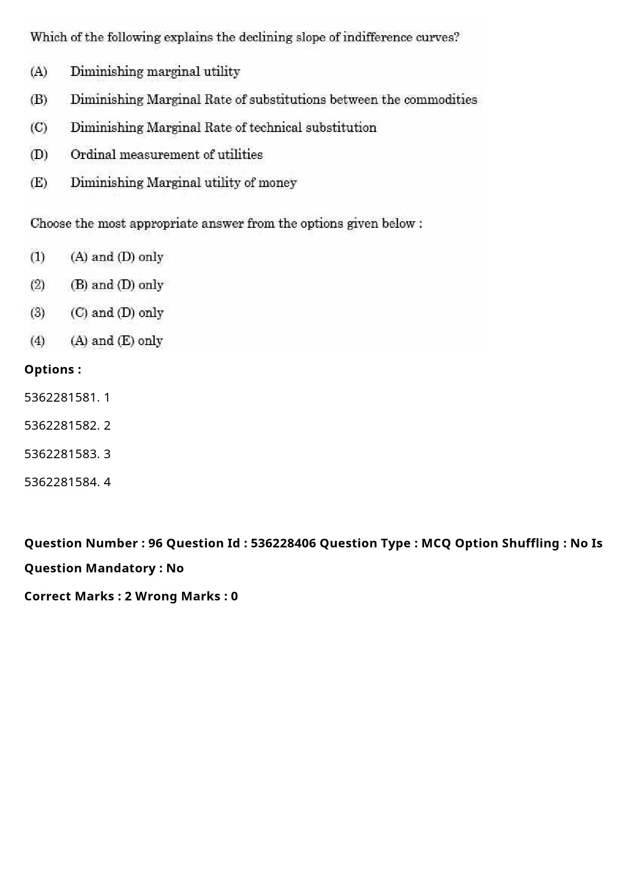 UGC NET Commerce Question Paper September 2020 107