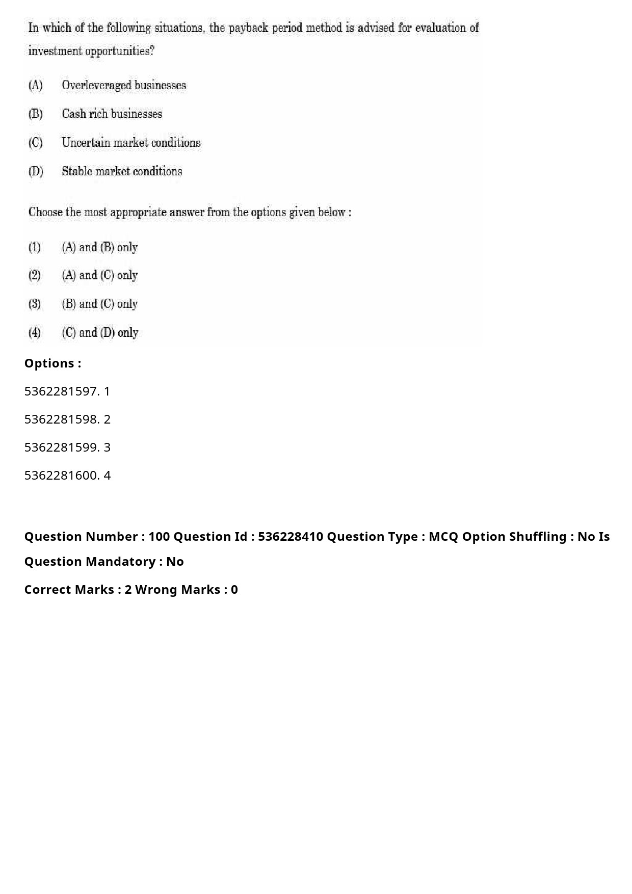 UGC NET Commerce Question Paper September 2020 115