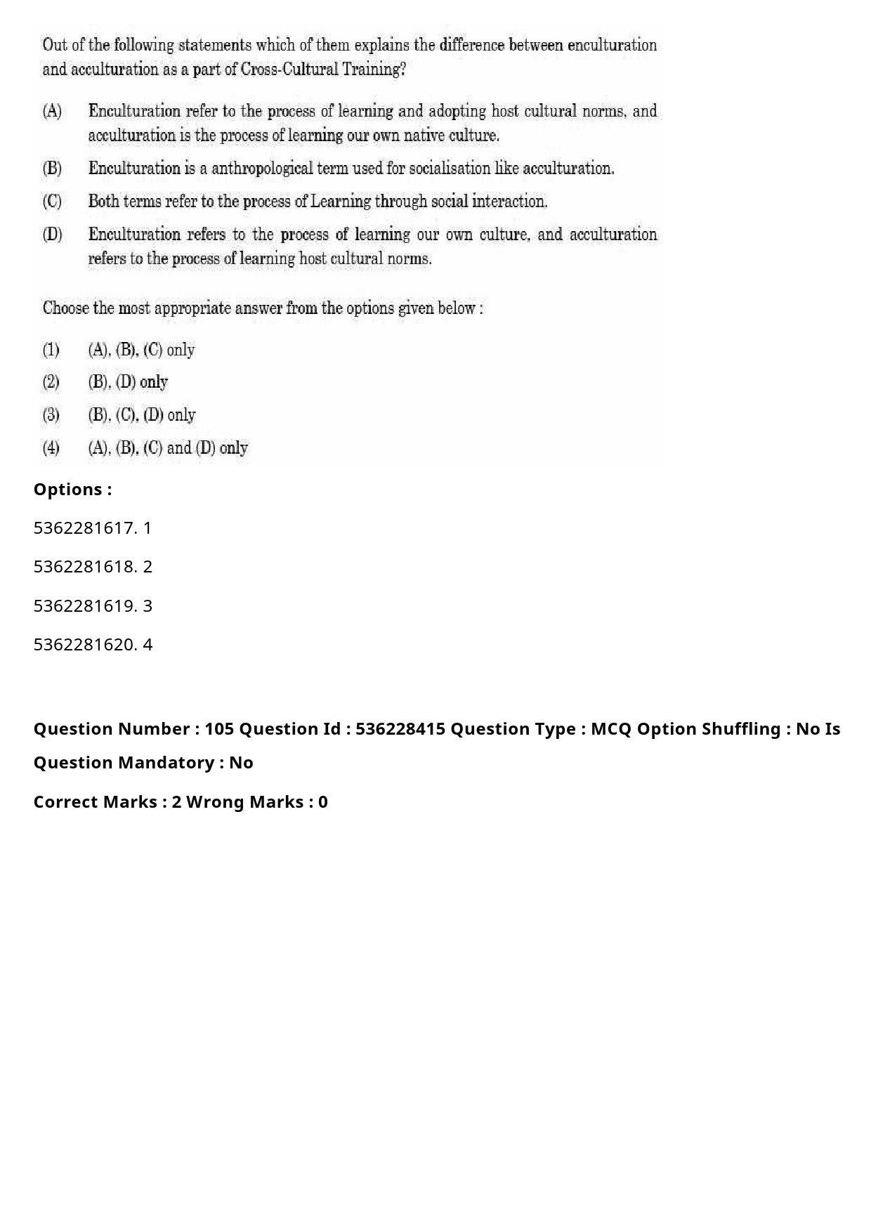 UGC NET Commerce Question Paper September 2020 125