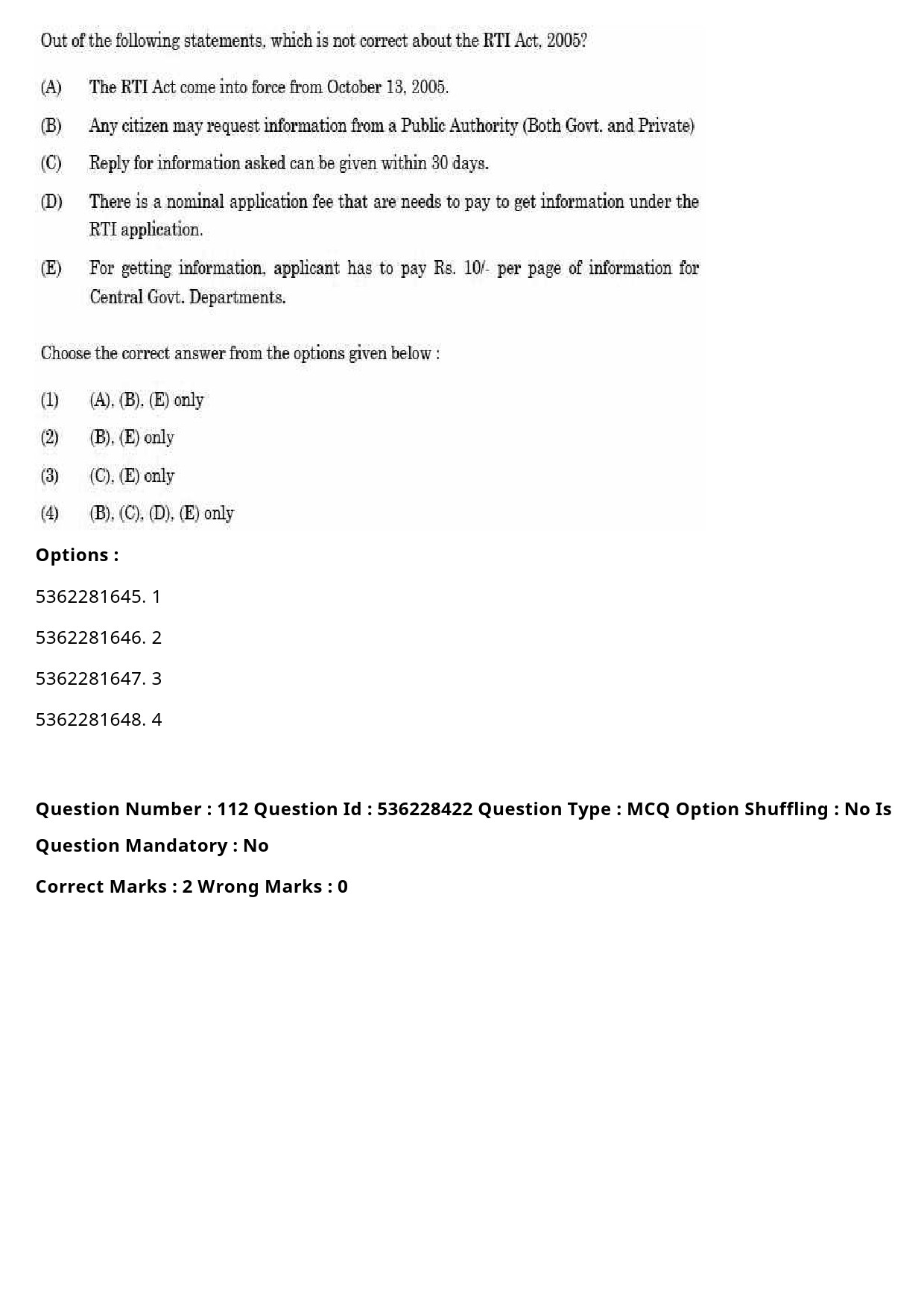 UGC NET Commerce Question Paper September 2020 139