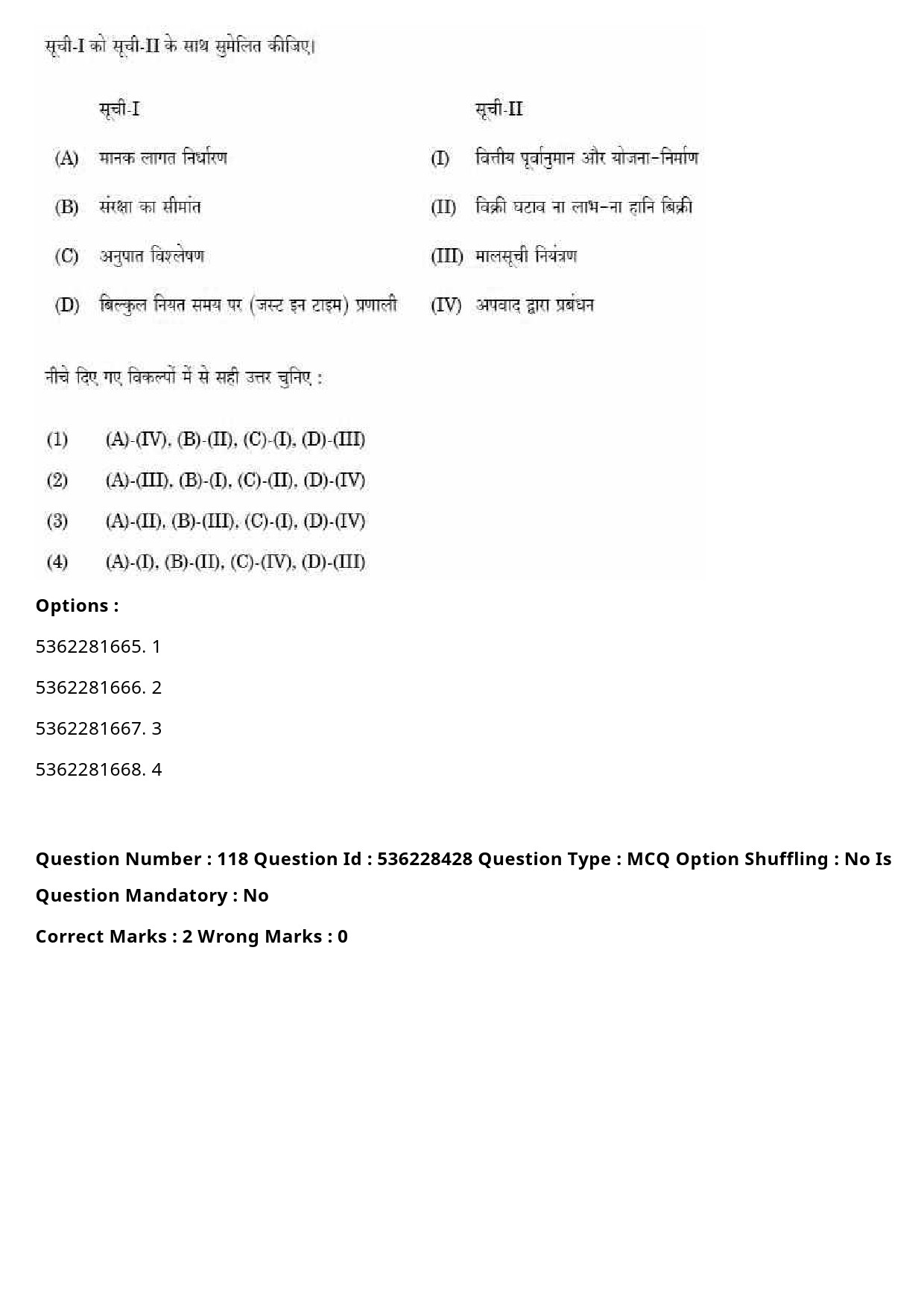 UGC NET Commerce Question Paper September 2020 150