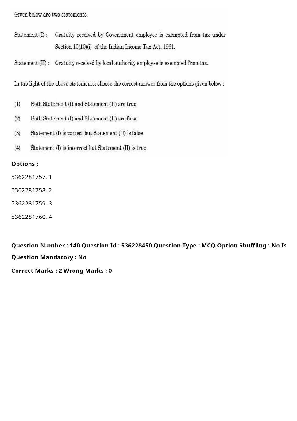 UGC NET Commerce Question Paper September 2020 195