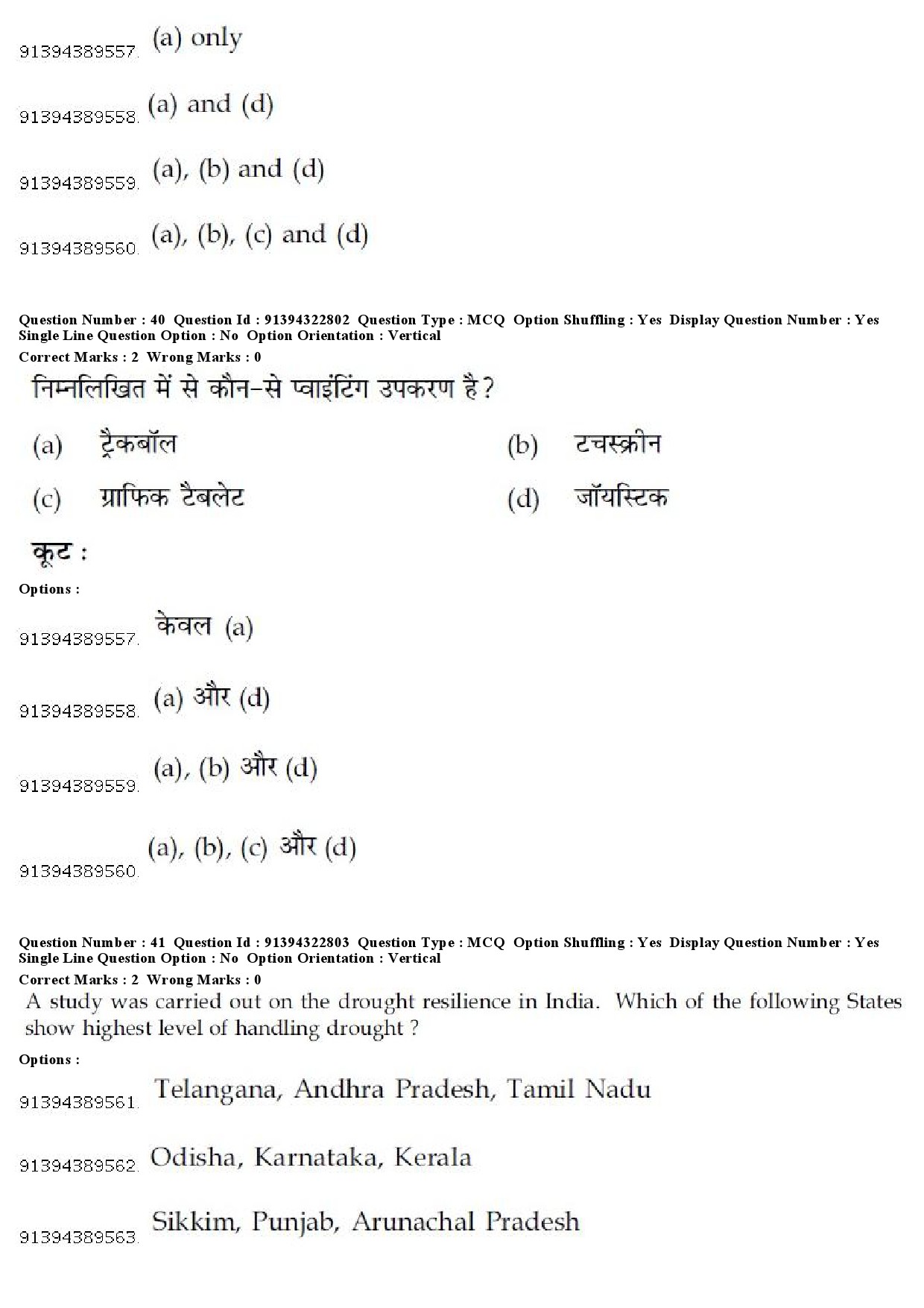 UGC NET Comparative Literature Question Paper December 2018 36